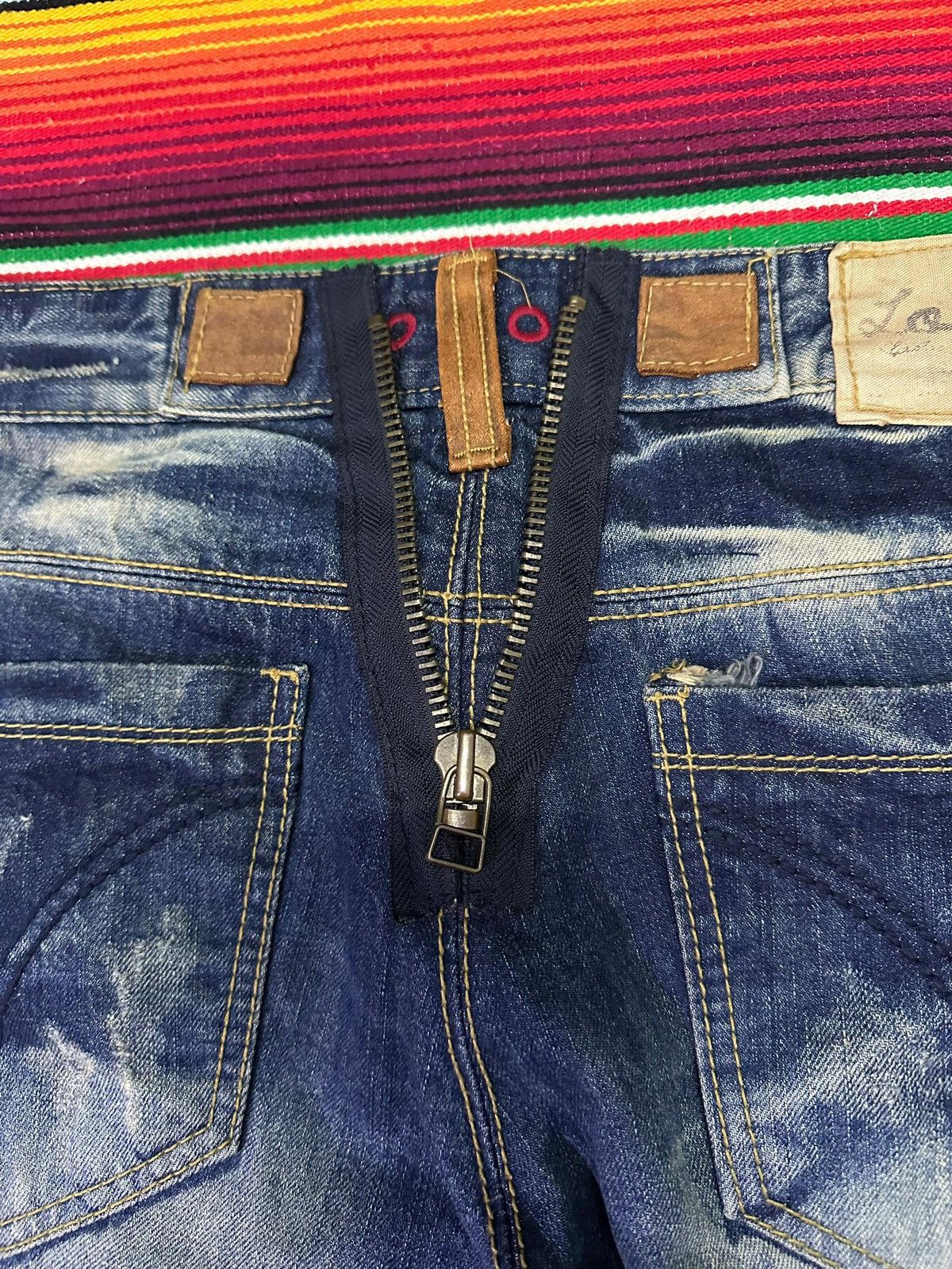 Japanese Brand 💥Lolita Denim💥 Denim Lolita Crazy Design 💥 Size US 34 / EU 50 - 4 Thumbnail