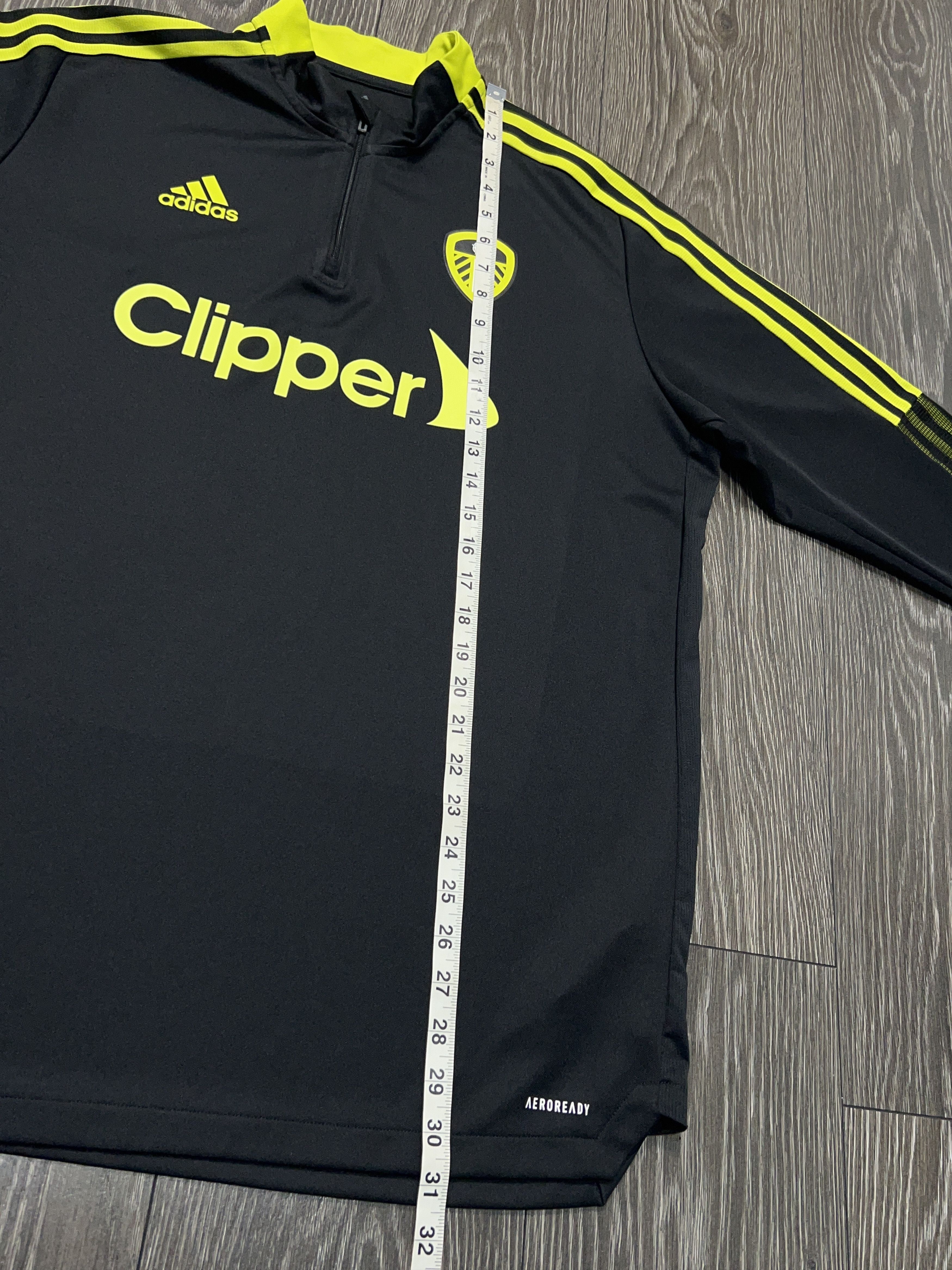Adidas Leeds United 2021 Soccer Football Training Track Top Jacket Size US XL / EU 56 / 4 - 10 Thumbnail