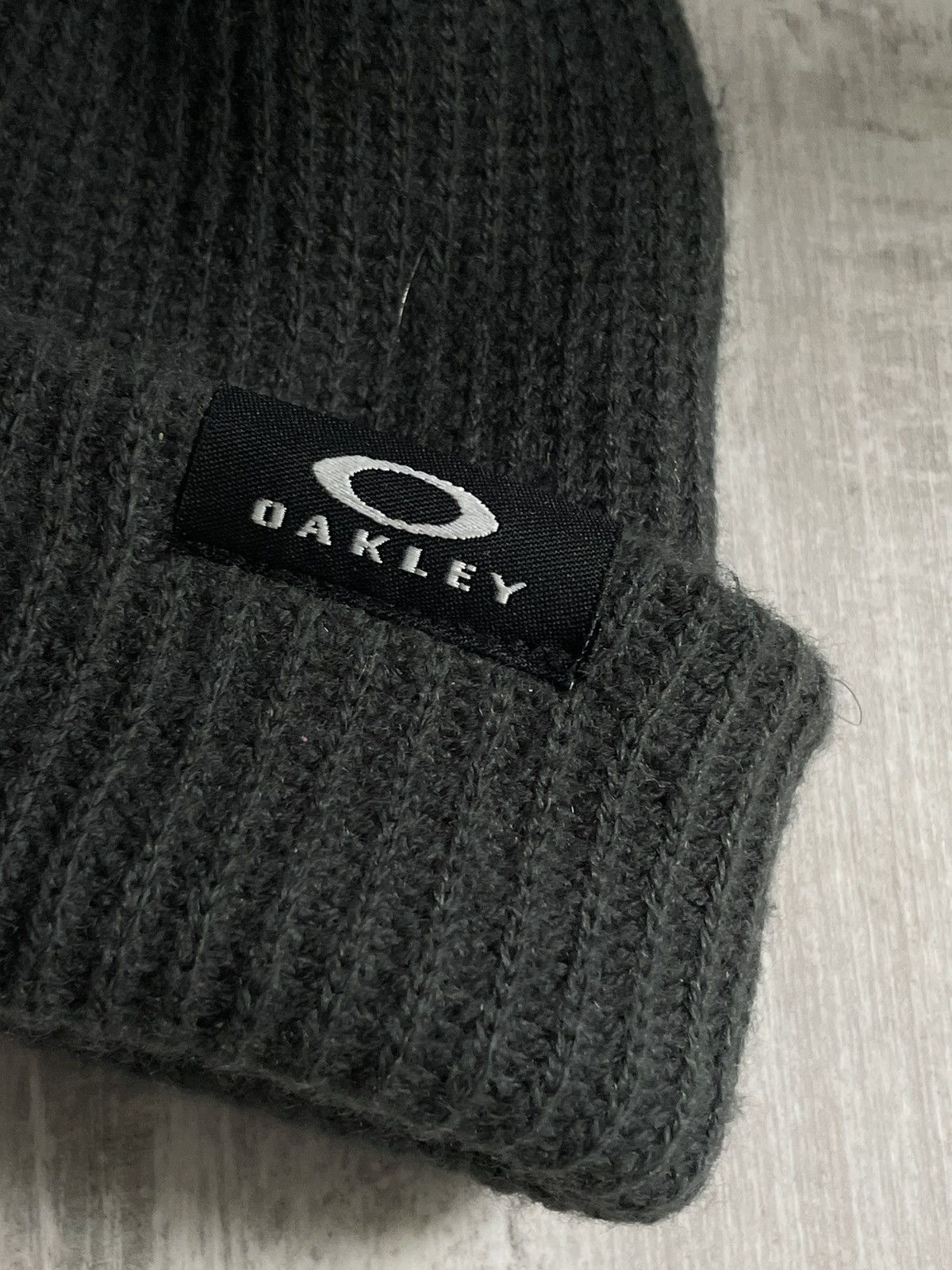 Oakley × Vintage Vintage Oakley Beany Hat Y2K Gray Outdoor RARE Size ONE SIZE - 3 Thumbnail