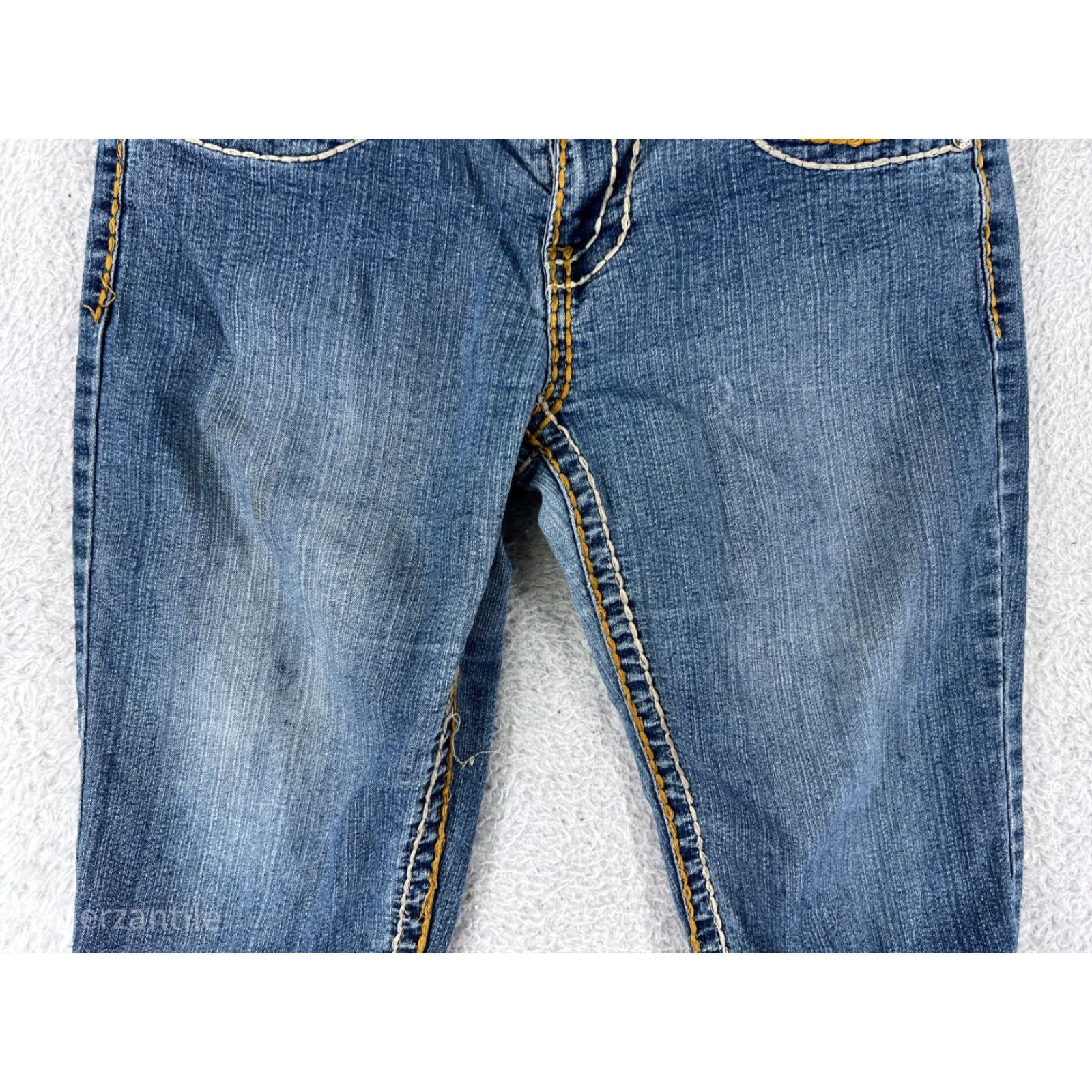 Vintage Maurices Kaba Jeans Denim Blue 9 Womens Low Rise 5-Pocket Cotton Blend Stretch Vintage: No Size 30" / US 8 / IT 44 - 6 Thumbnail
