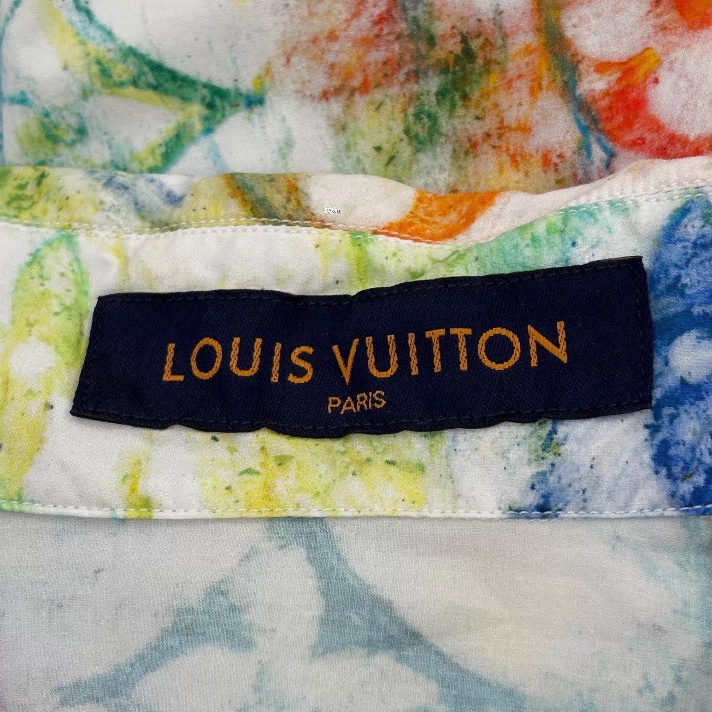 Louis Vuitton Multi Color Abstract Print Short Sleeve Shirt Size US XL / EU 56 / 4 - 3 Thumbnail