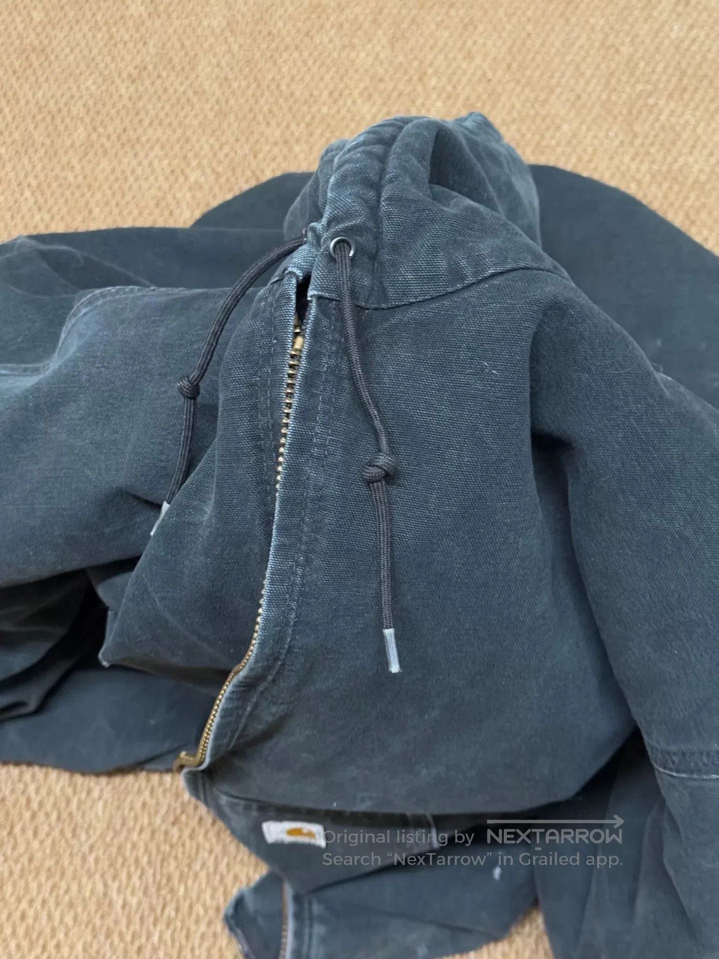 Vintage Vintage Carhartt Black Hooded Jacket. Size US M / EU 48-50 / 2 - 9 Thumbnail