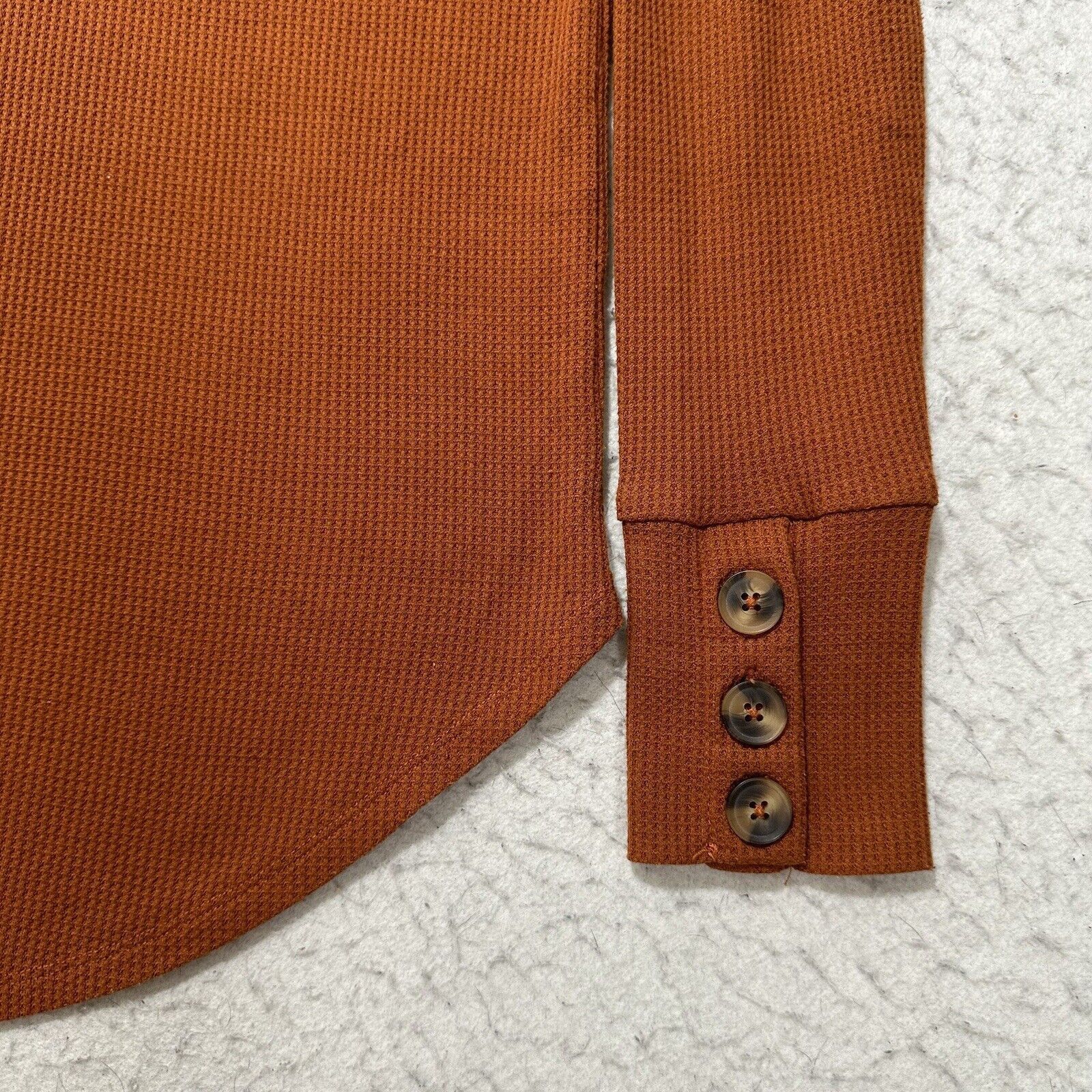 Other LuLaRoe Medium Burnt Orange Cowlneck Waffle Knit Sweater Size M / US 6-8 / IT 42-44 - 5 Thumbnail