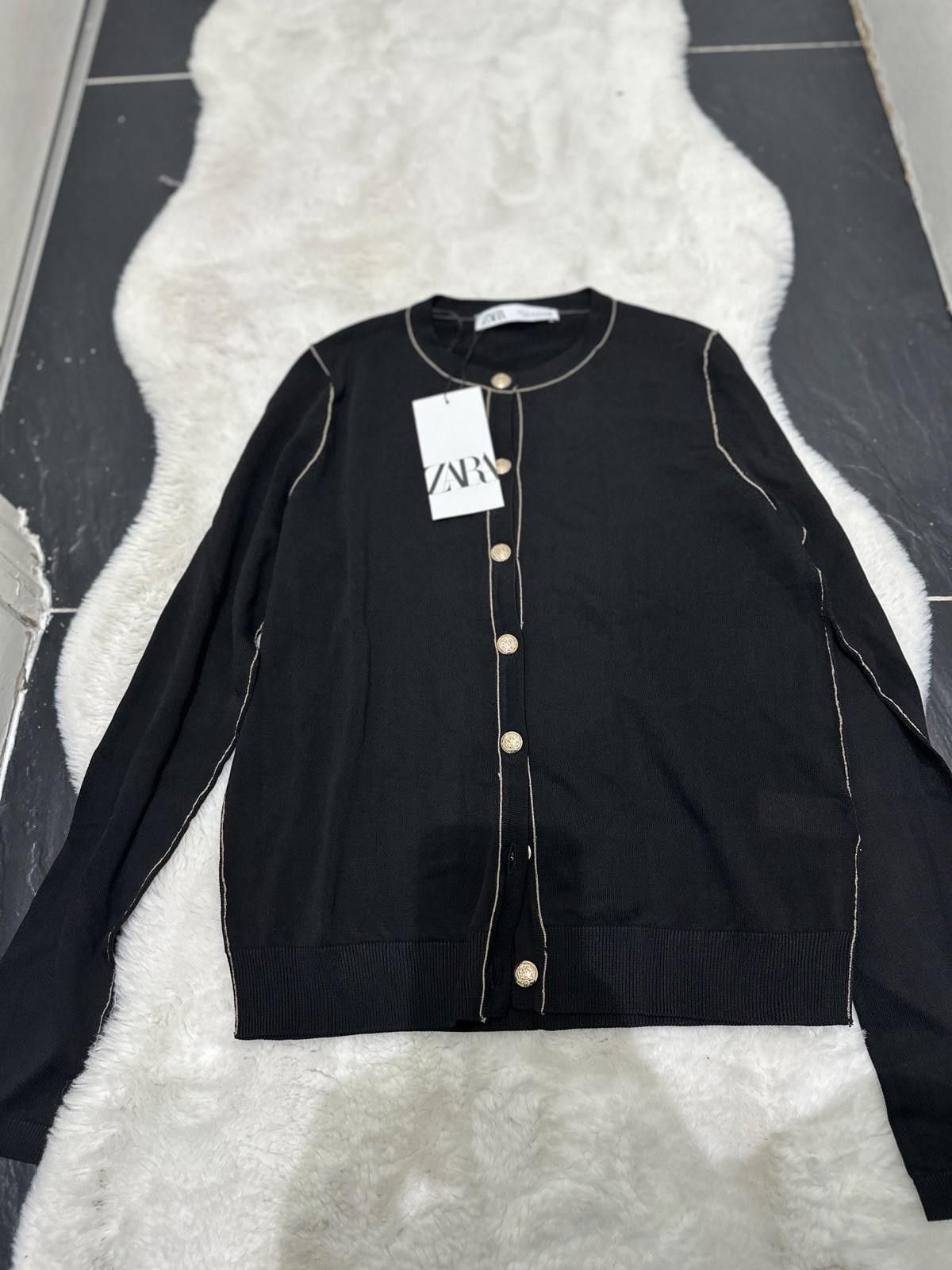 Zara ZARA black cardigan lightweigh Size M / US 6-8 / IT 42-44 - 1 Thumbnail