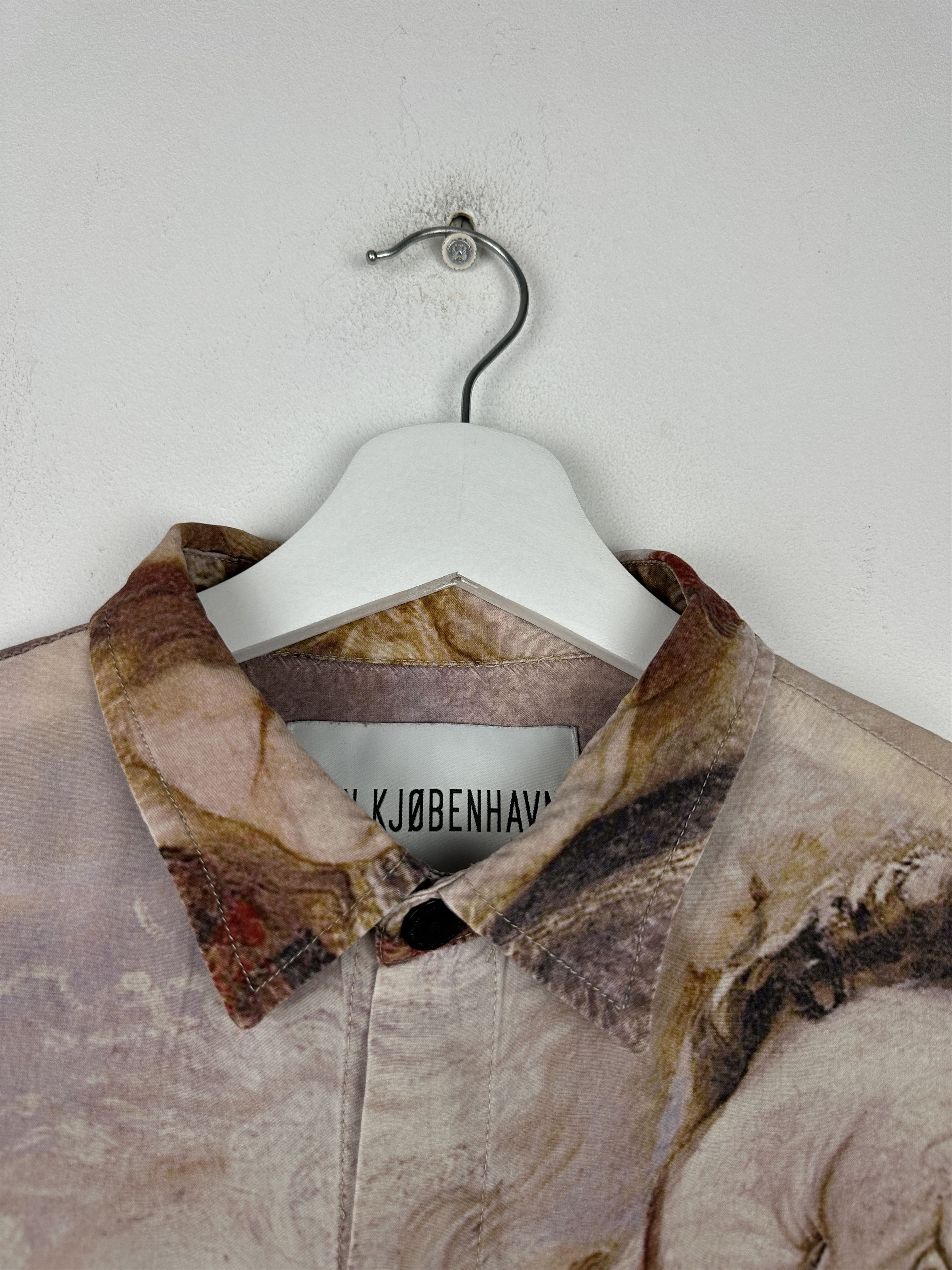 Han Kjobenhavn Han Kjobenhavn Mist Fullprint Button Up Shirt Rayon Luxury Size US L / EU 52-54 / 3 - 5 Thumbnail