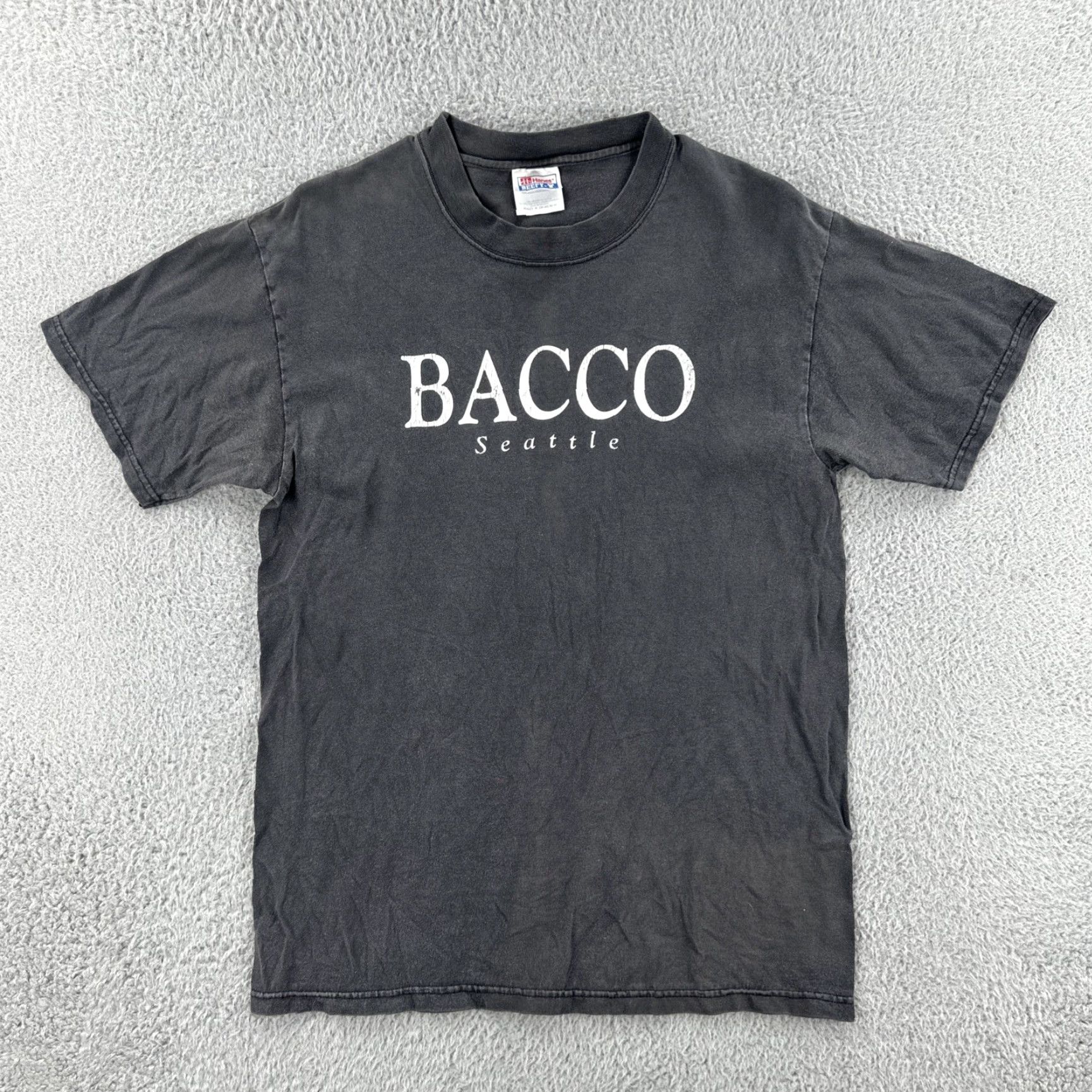 Hanes VINTAGE Hanes Beefy-T T-Shirt Adult Medium Black Short Sleeve Crew Neck Mens 90s City Classic Size US M / EU 48-50 / 2 - 2 Thumbnail