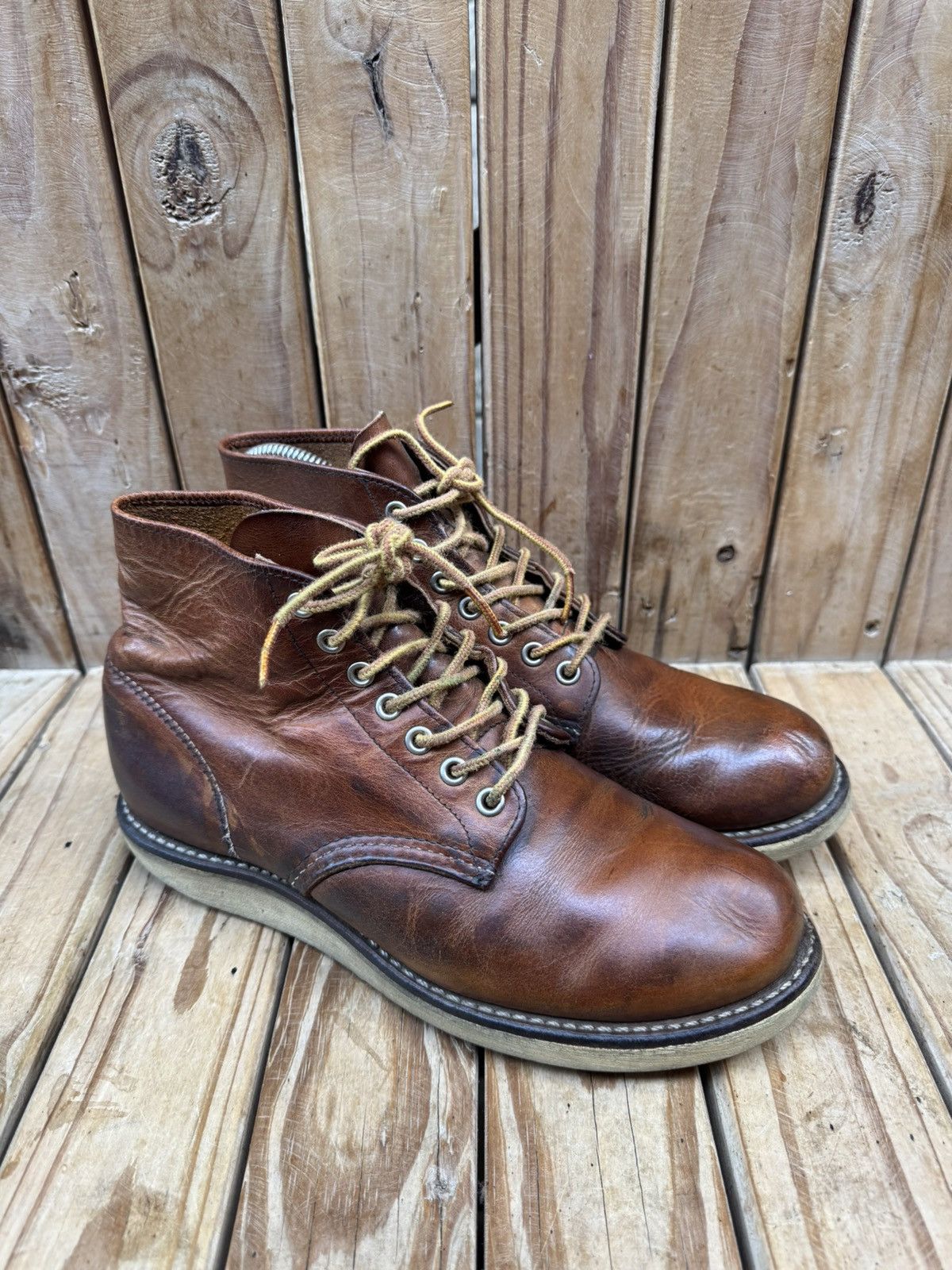 Red Wing Red Wing 9111 Chukka Brown leather boots EUR 39 UK 6 US 7 D Size US 7 / EU 40 - 9 Thumbnail