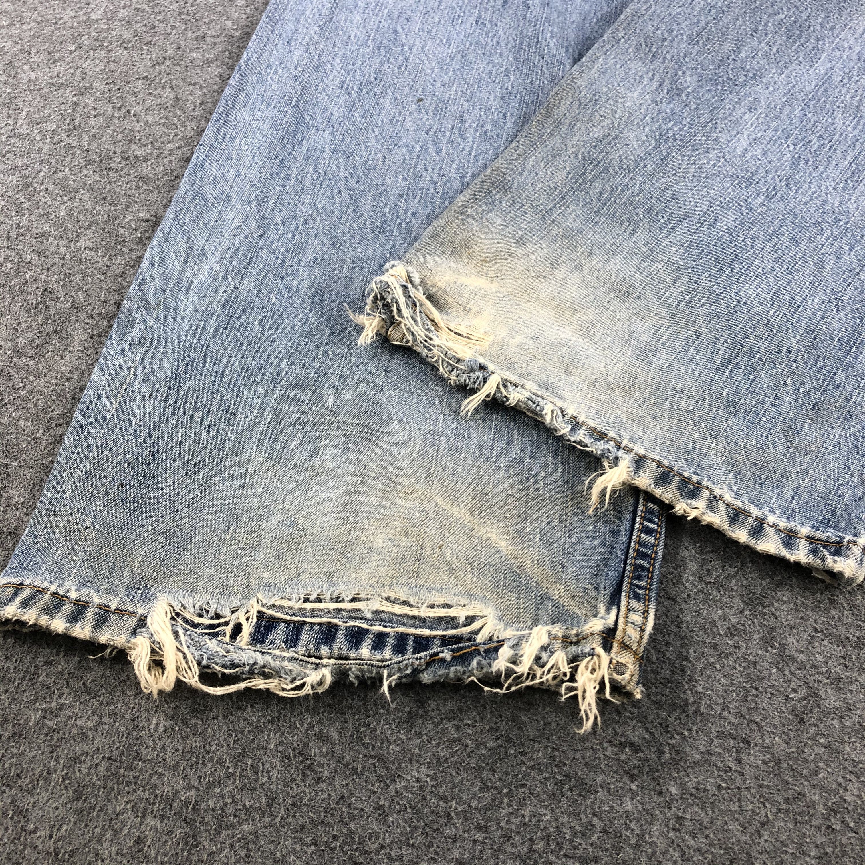 Levi's Stone Washed Vintage Levis 569 Jeans Distressed Denim-J1000 Size US 38 / EU 54 - 6 Thumbnail