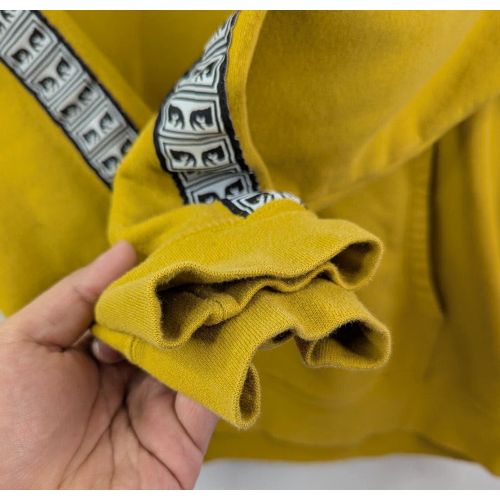 Obey OBEY Propaganda Hoodie Pullover Sweatshirt Streetwear Size Small Yellow Mens Size US S / EU 44-46 / 1 - 4 Thumbnail