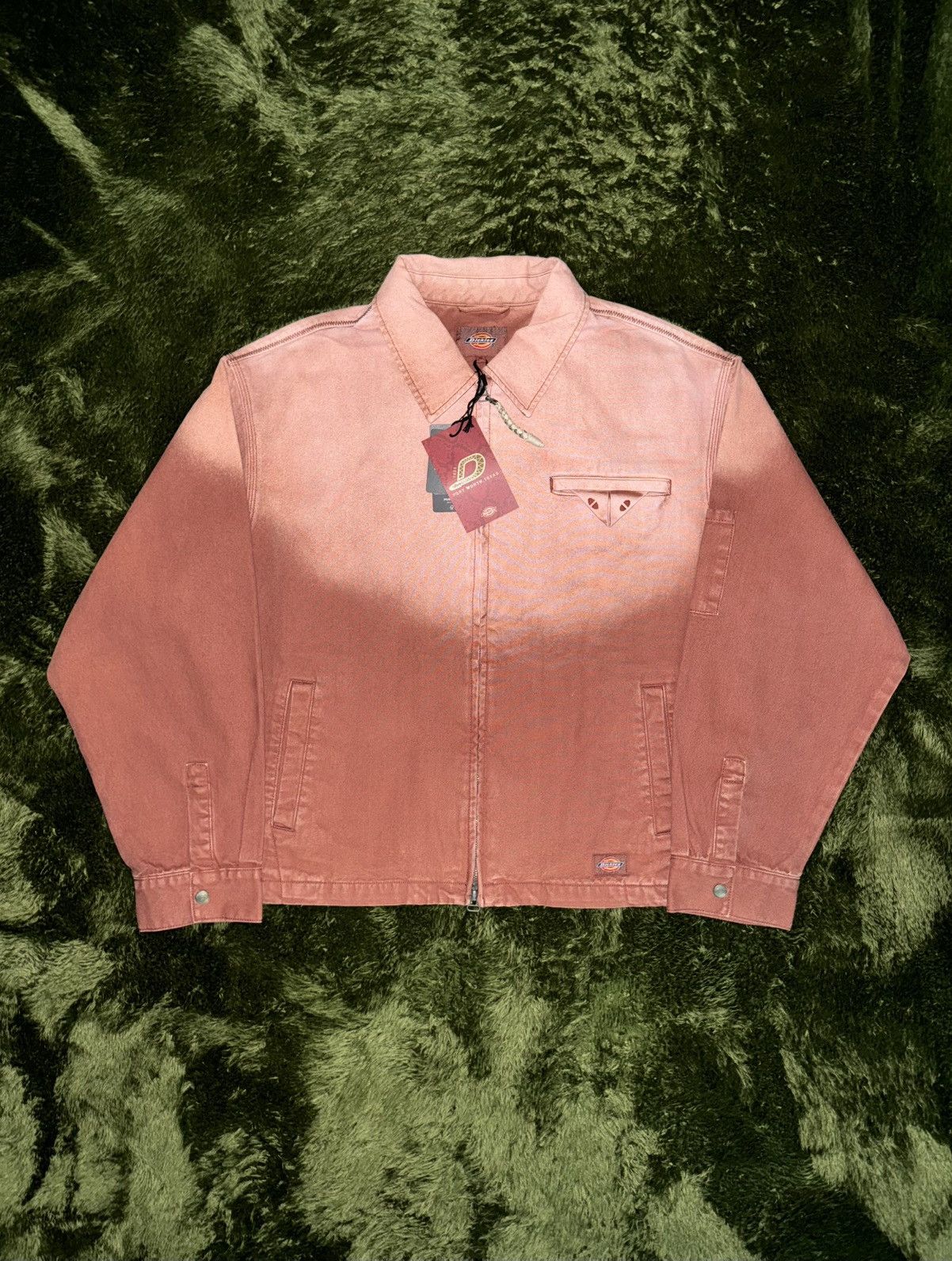 Dickies [XL] Dickies Washed Snake Detail Eisenhower Jacket Red Size US XL / EU 56 / 4 - 1 Thumbnail