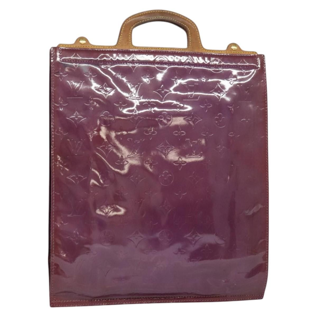 Louis Vuitton Monogram Vernis Stanton Tote Bag Purple Viole, Women's