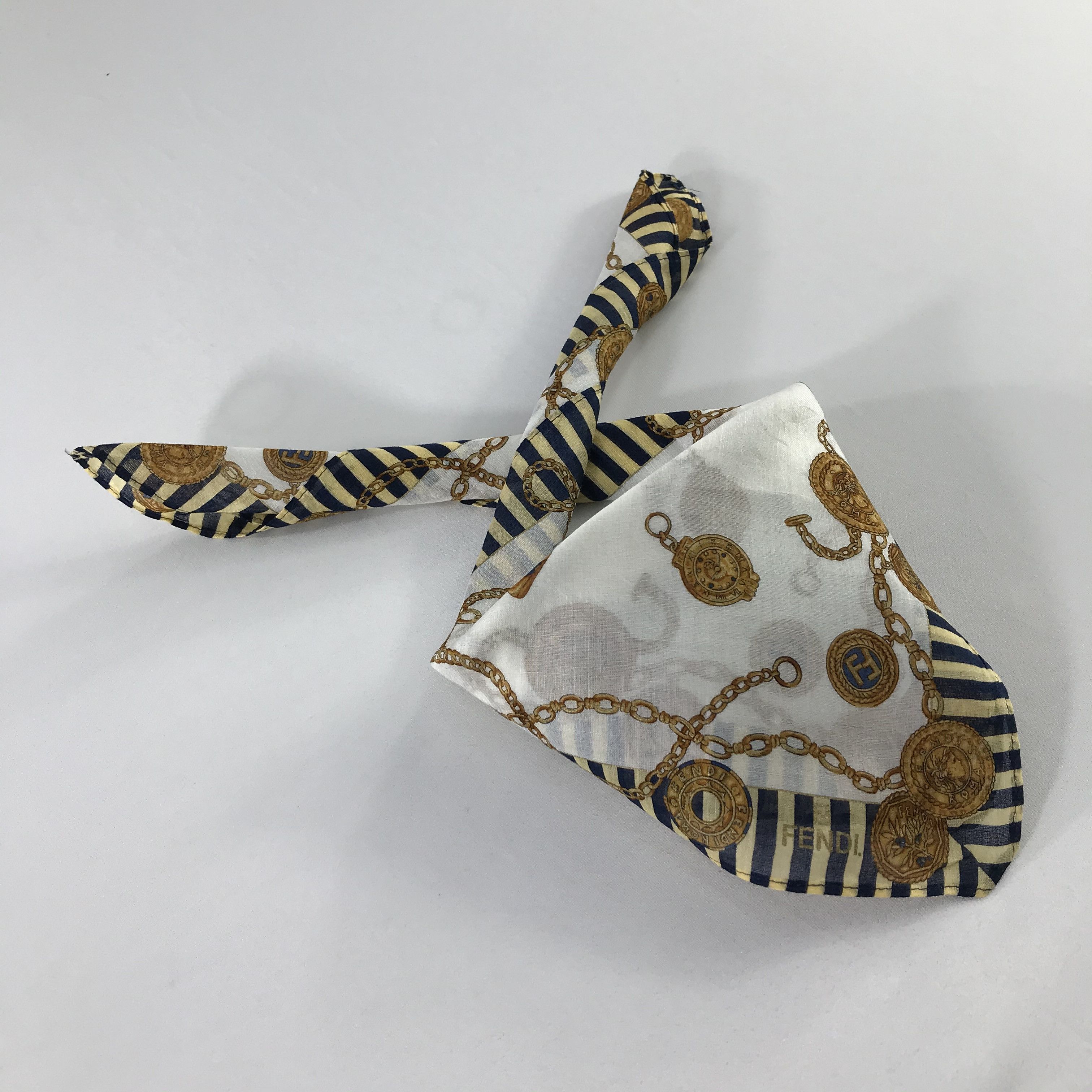 Vintage Vintage Fendi Bandana / Handkerchief / Neckerchief - S951 Size ONE SIZE - 4 Thumbnail