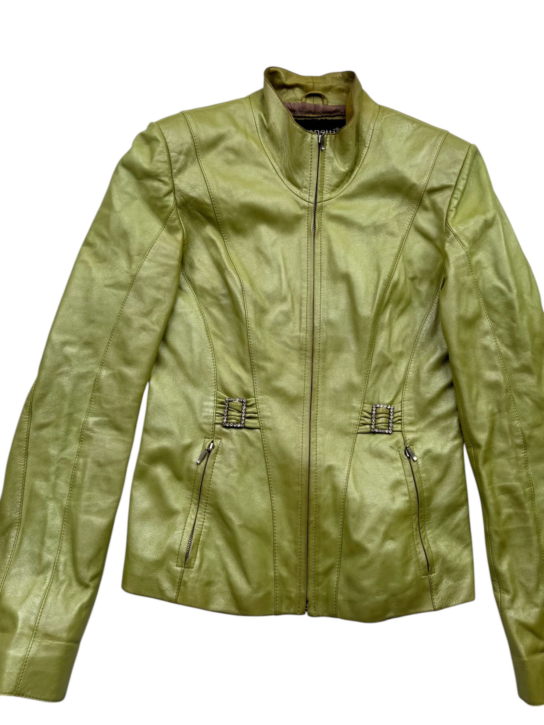 Japanese Brand Vintage Cropped Leather Jacket W146(V9) Size XS / US 0-2 / IT 36-38 - 2 Thumbnail