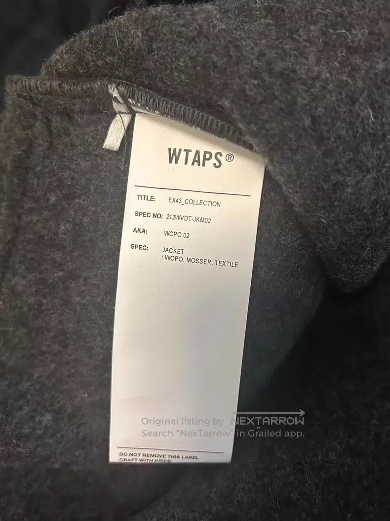 Wtaps Wtaps Wool Tweed Heavy Shirt, Green Size US M / EU 48-50 / 2 - 4 Thumbnail