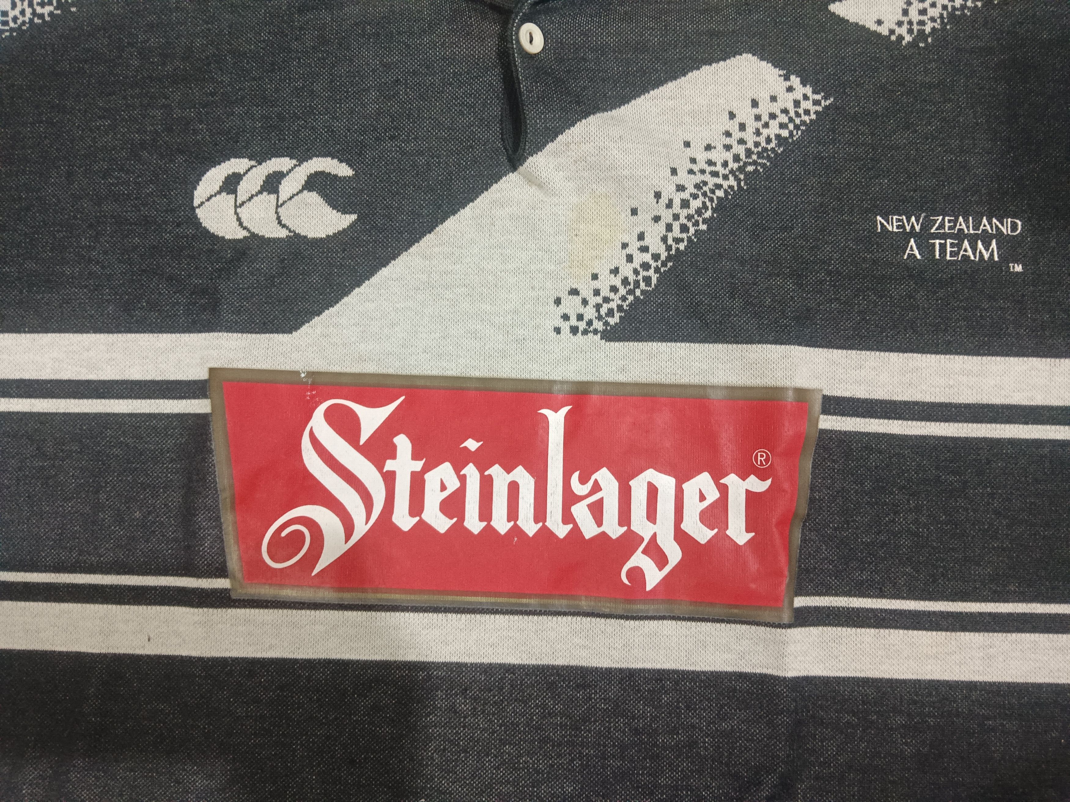 Canterbury of New Zealand Vintage rare new Zealand all black steinlager temex A team Size US XL / EU 56 / 4 - 4 Thumbnail