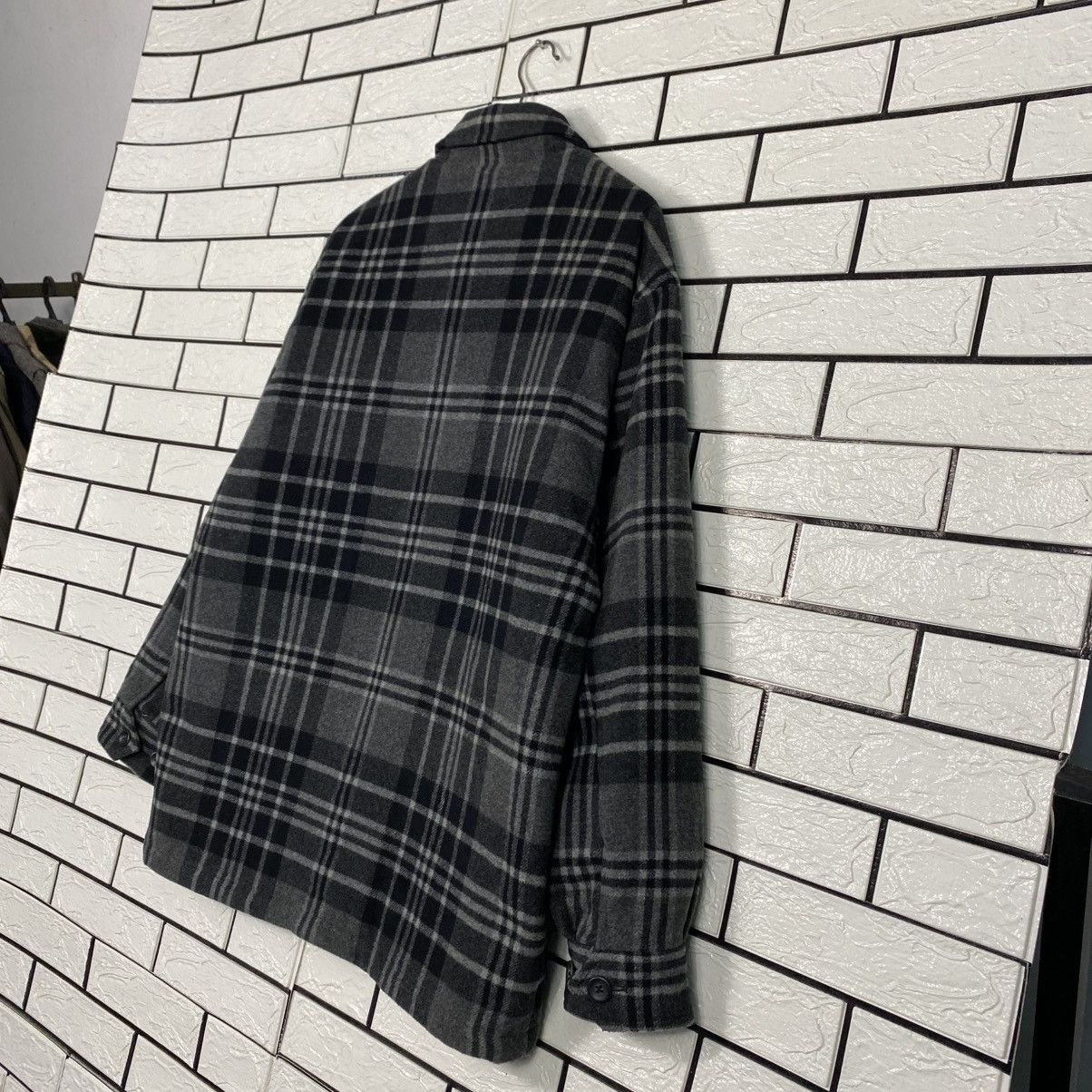 Japanese Brand Vintage Wool Jacket Eddie Bauer Tartan Design Issey Miyake Size US S / EU 44-46 / 1 - 11 Thumbnail