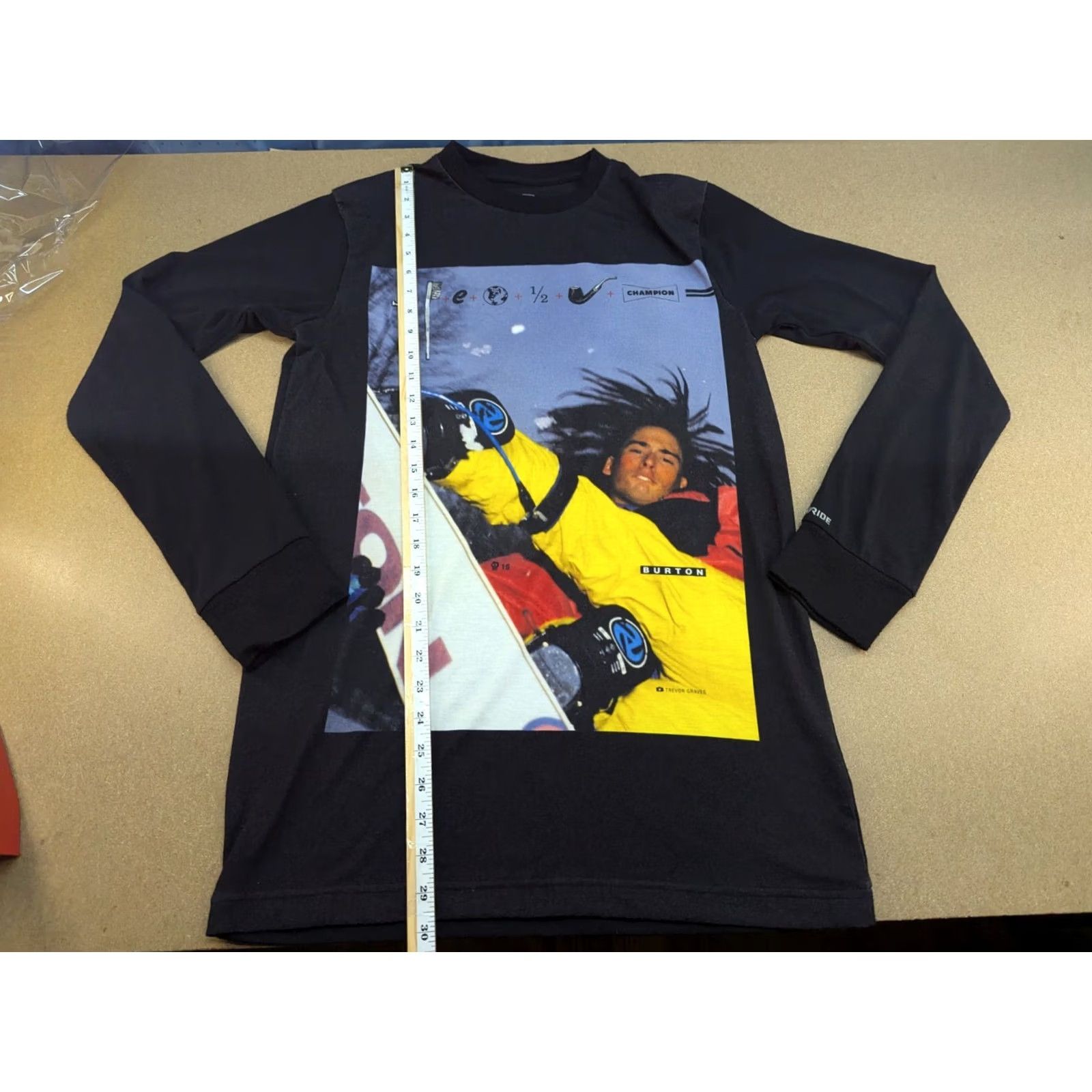 Burton Burton Trevor Graves Shirt Mens Size S Long Sleeve Dry Ride Big Print Snowboard Black Moisture Wicking Cotton? Size US S / EU 44-46 / 1 - 4 Thumbnail