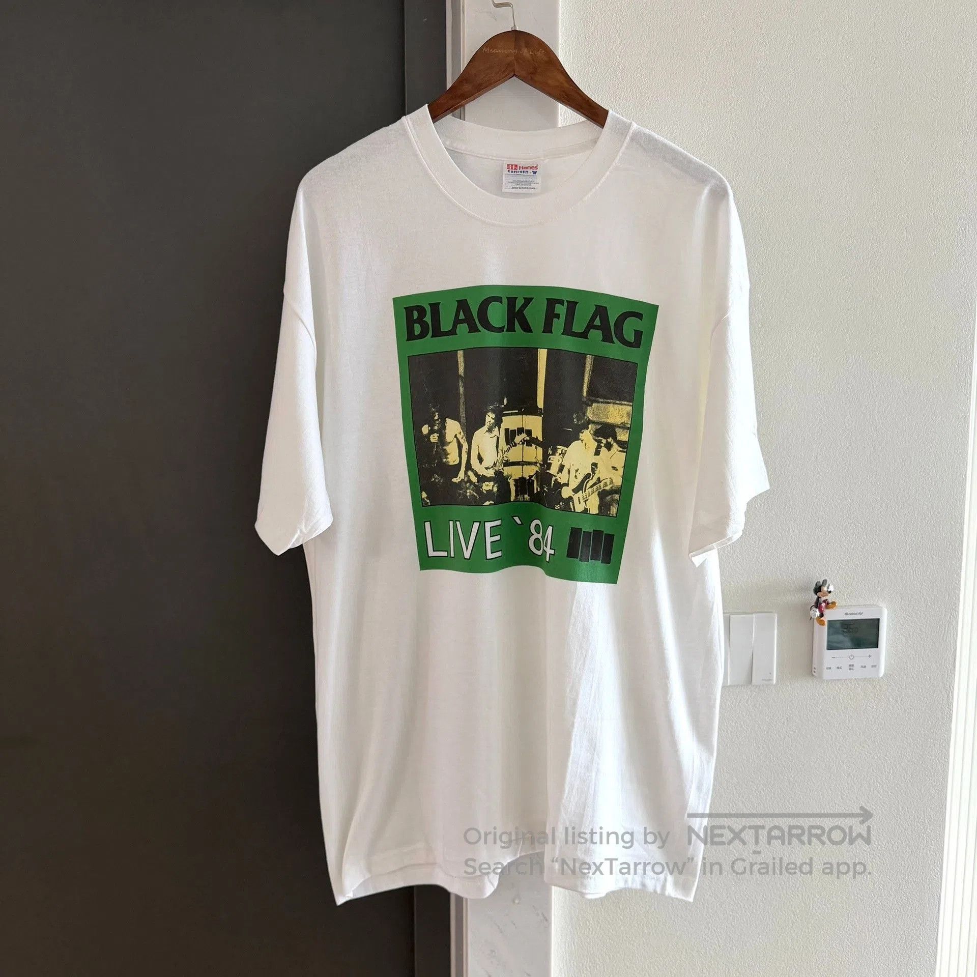 Vintage Vintage 90s Black Flag Deadstock Band Tee. Size US M / EU 48-50 / 2 - 1 Thumbnail
