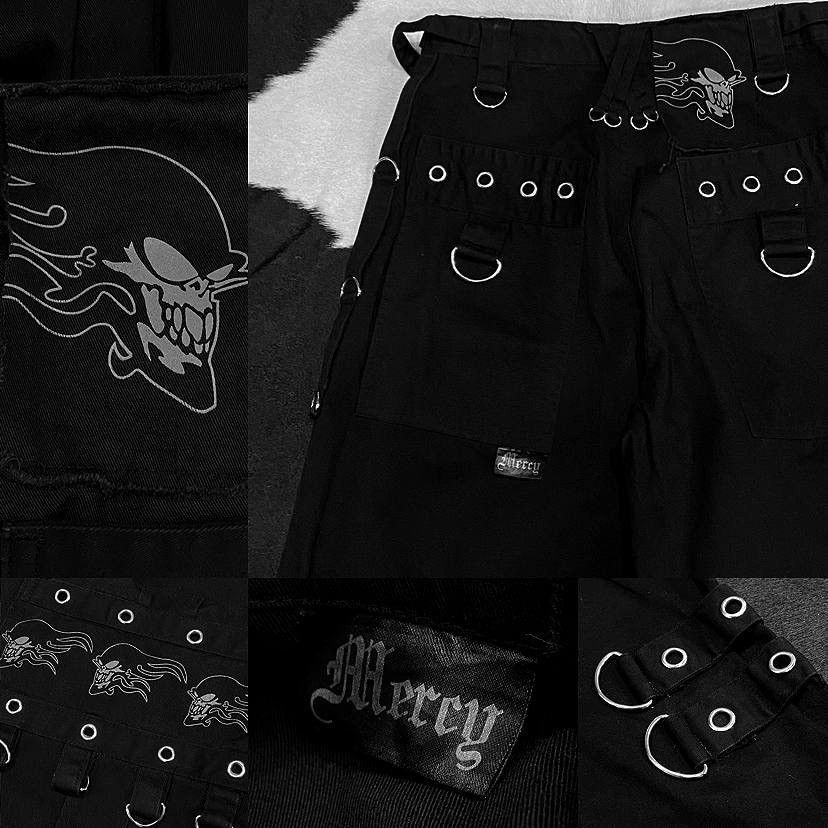 Tripp NYC Mercy Goth Bondage Pants Size 32" / US 10 / IT 46 - 6 Thumbnail