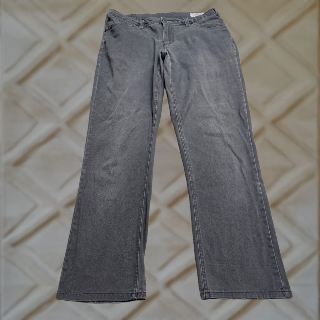 Vintage Matix Gripper Slim Fit Chino Pants Mens 34x32 Gray Cotton Stretch Straight Leg 5-Pocket Style Regular Tailored Everyday Casual Workwear Mens Size US 34 / EU 50 - 1 Thumbnail