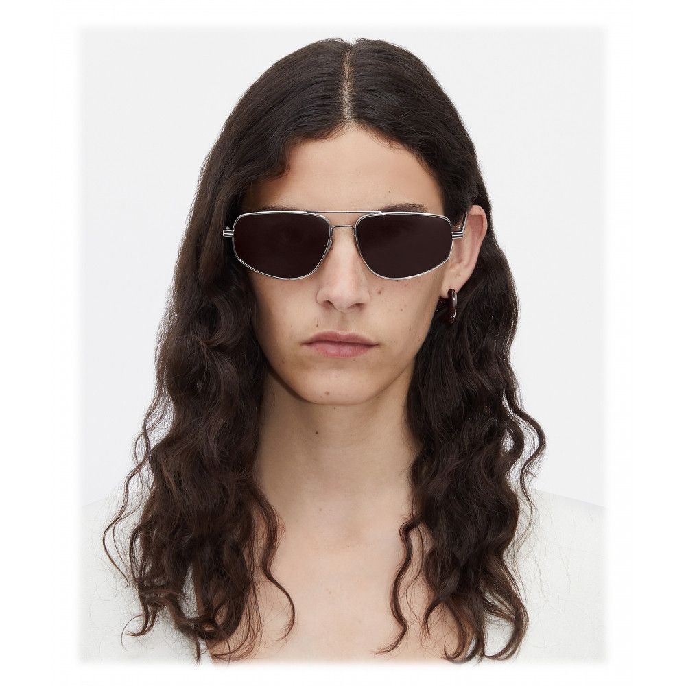 Bottega Veneta o1n1vont0924 Size: OS / Classic Metal Aviator Sunglasses Size ONE SIZE - 3 Thumbnail