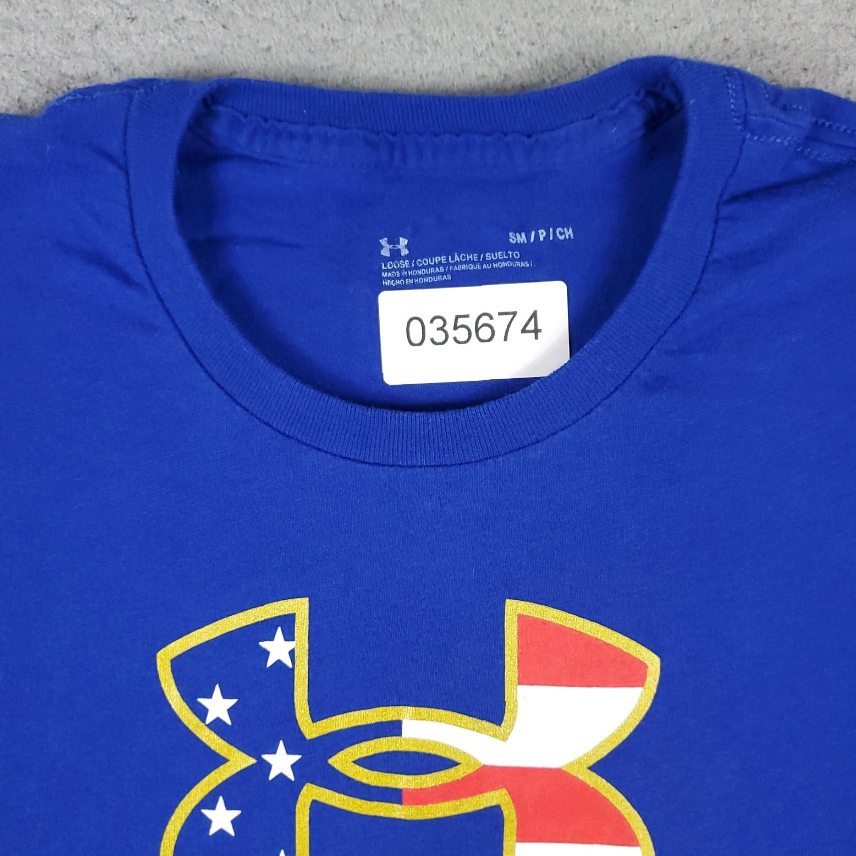 Under Armour Under Armour T-Shirt Mens Small Blue Short Sleeve Crew Neck Logo Solid 90s Modern Sports Mens S Blue Size US S / EU 44-46 / 1 - 3 Thumbnail