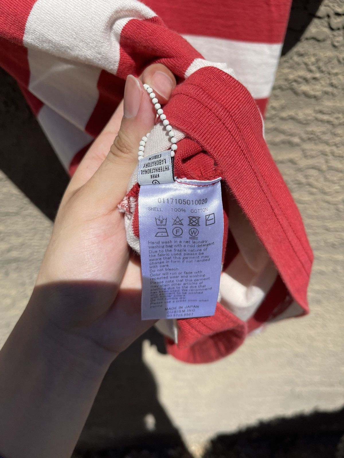 Visvim Visvim Short sleeve Red stripe Size US L / EU 52-54 / 3 - 5 Thumbnail