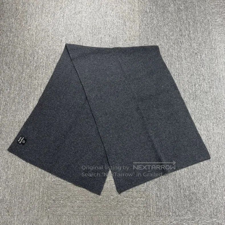 Acne Studios Acne Studios Smiley Embroidered Wool Scarf. Size ONE SIZE - 1 Thumbnail