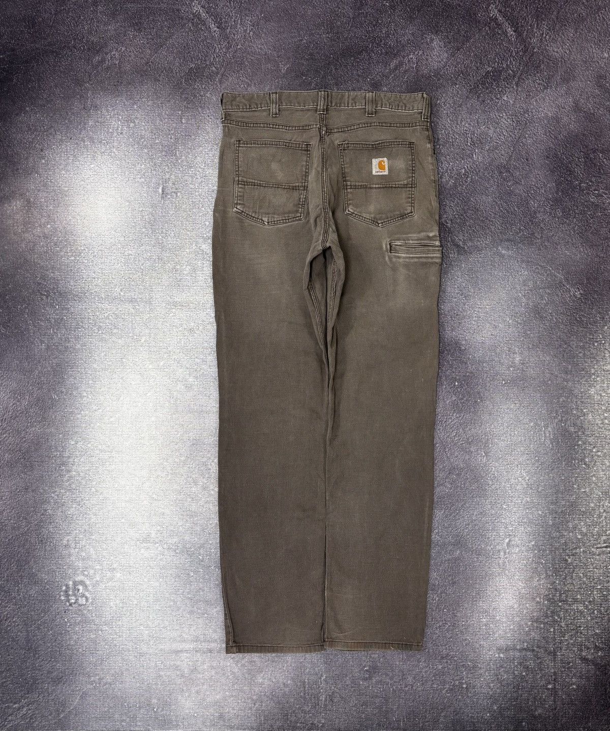 Carhartt Vintage Carhartt Relaxed Fit Khaki Brown Work Pants Trousers Size US 33 - 1 Thumbnail