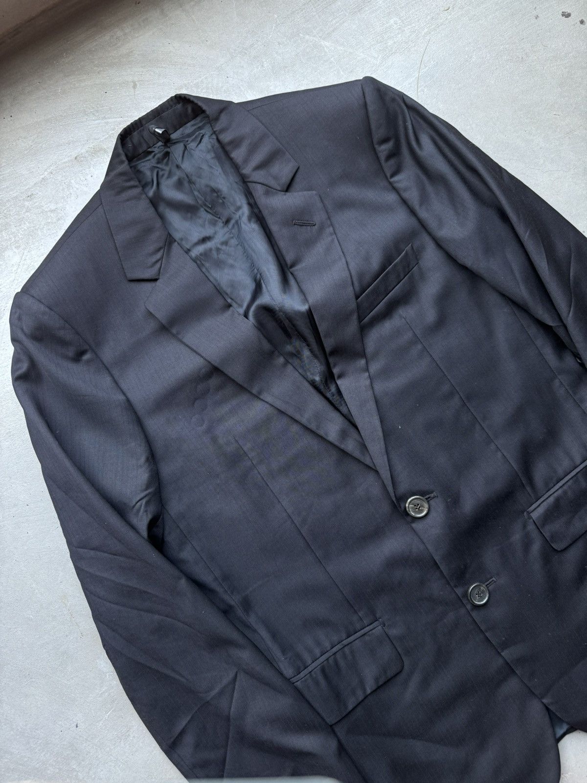Dior Christian Dior Pre-Owned 2000s narrow lapels blazer Size 48S - 3 Thumbnail