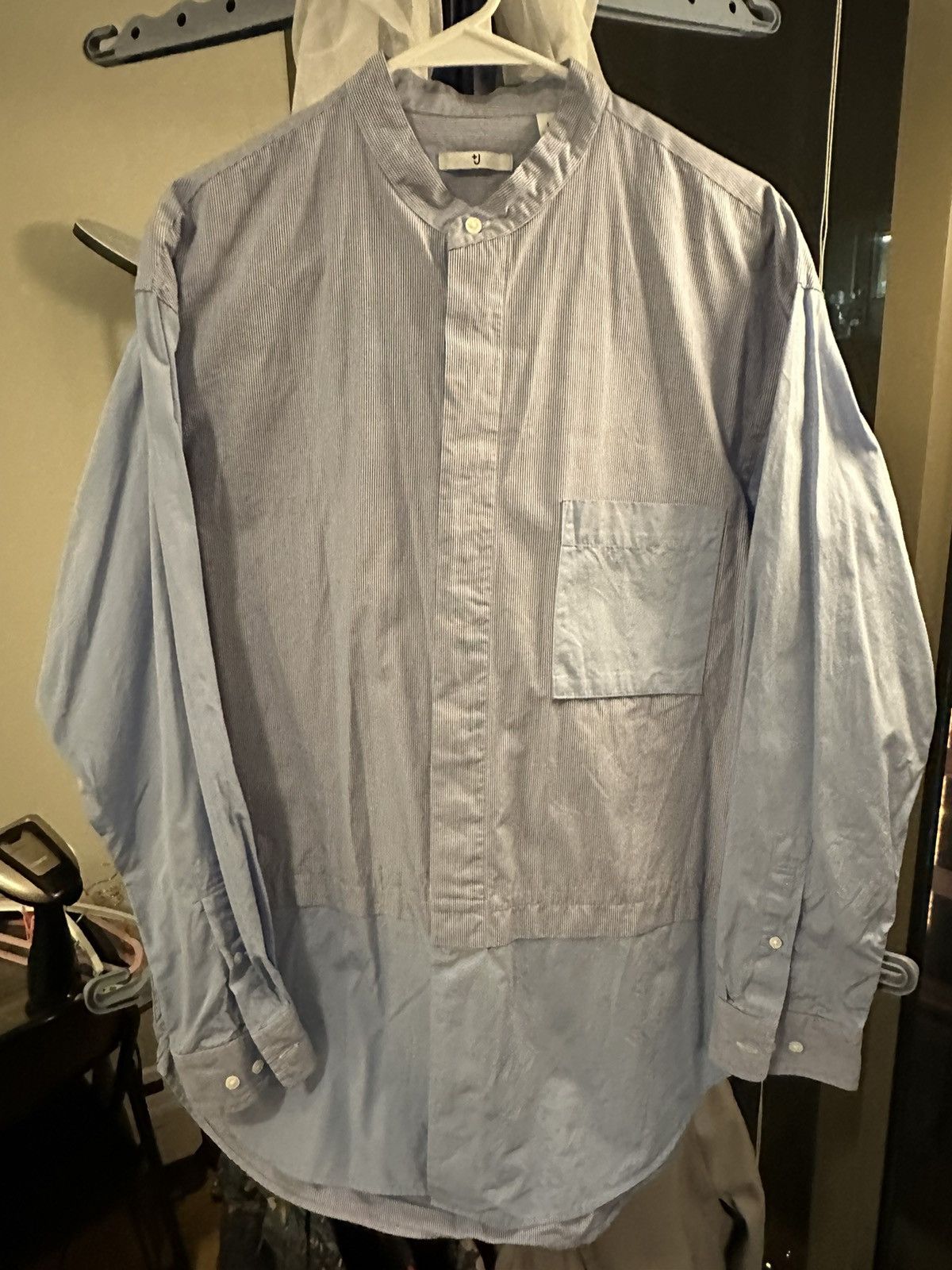 Jil Sander × Uniqlo Jil Sander x Uniqlo +J two tone shirt Size US L / EU 52-54 / 3 - 2 Thumbnail