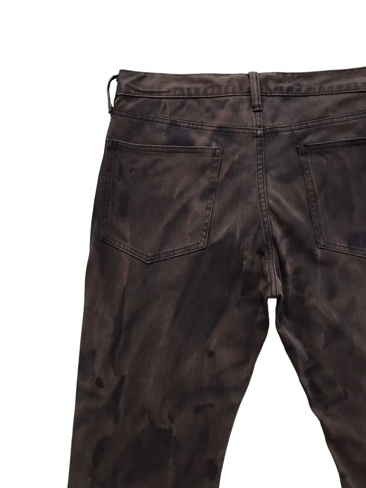 Japanese Brand GU Wonder Shape Acid Wash The Circle Stretch Pants Size US 34 / EU 50 - 11 Thumbnail