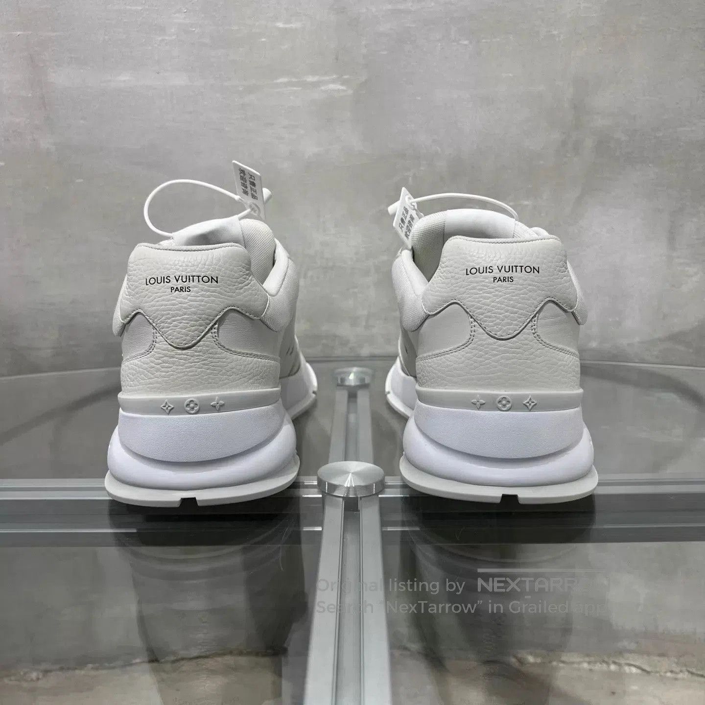 Louis Vuitton White Low-Top Sneakers Size 8. Size US 8 / EU 41 - 6 Thumbnail