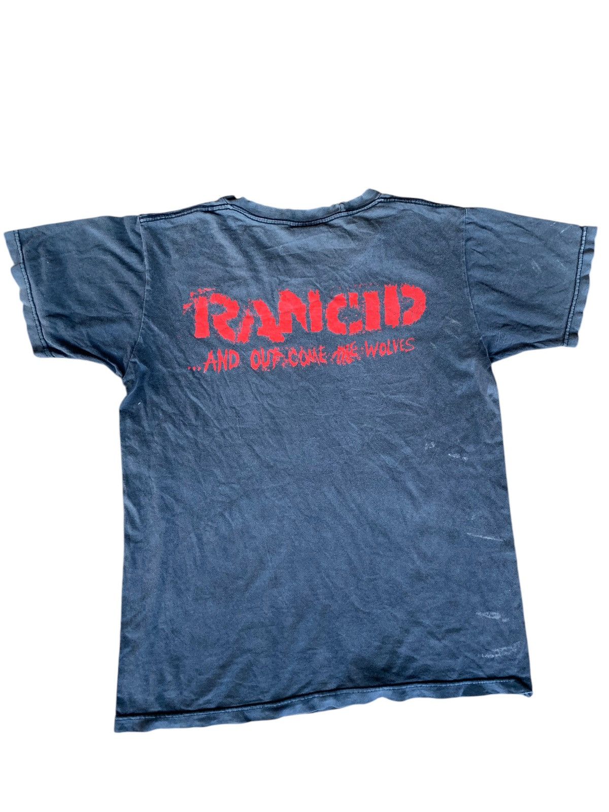 Band Tees × Vintage VINTAGE RANCID PUNK SUNFADED WALL OF FAME DISTRESSED SHIRT Size US S / EU 44-46 / 1 - 2 Thumbnail