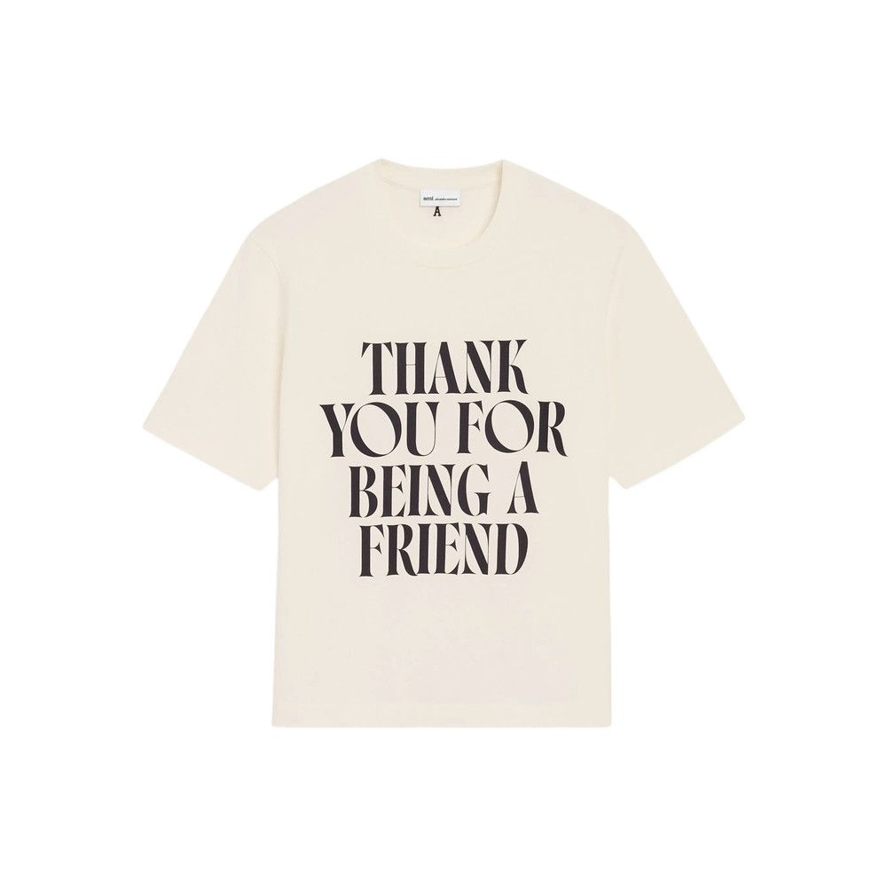 AMI Ami Paris NEUTRALS T-Shirts & Vests - T-Shirts Size US XS / EU 42 / 0 - 1 Thumbnail