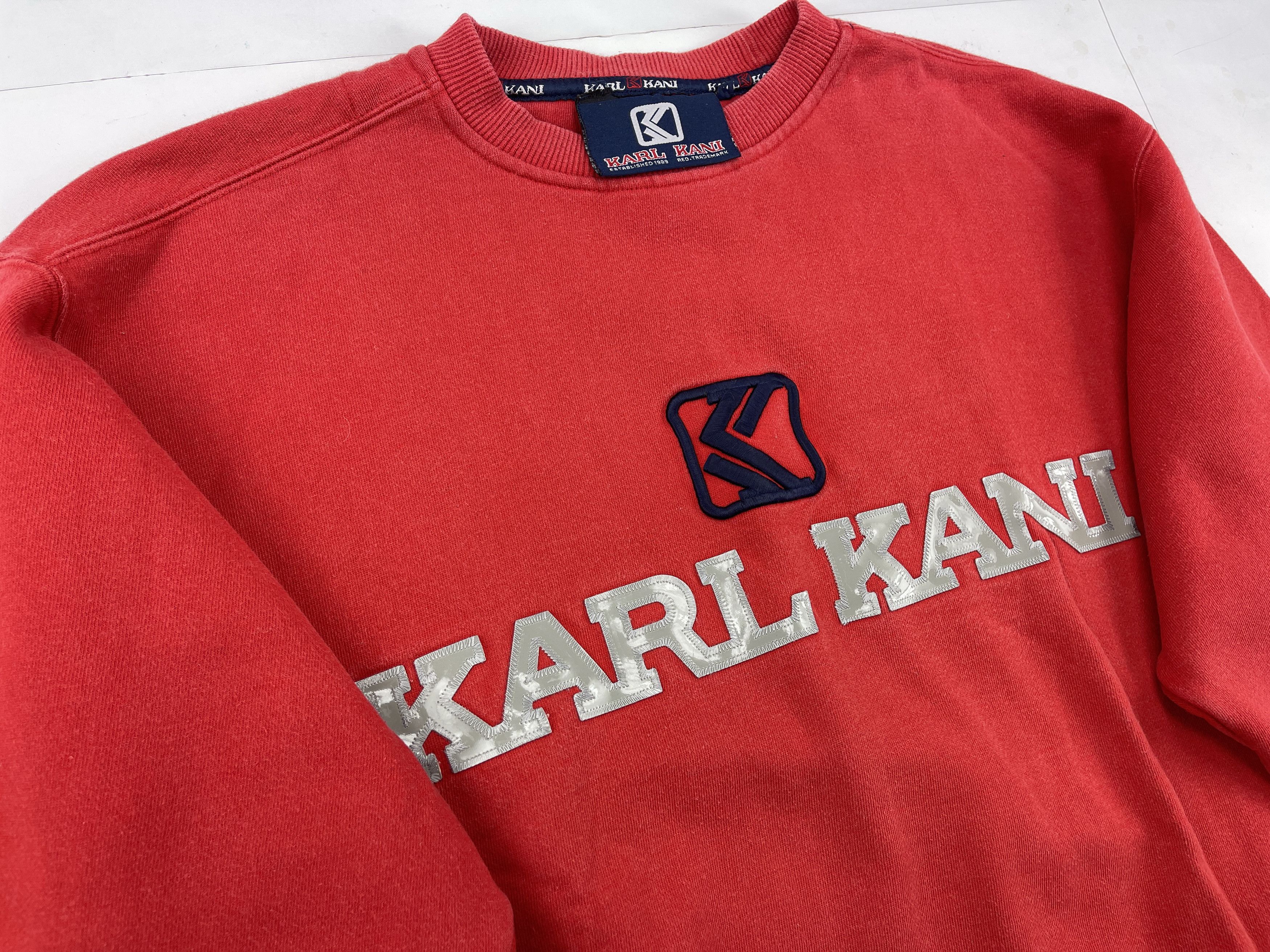 Karl Kani KARL KANI sweatshirt, vintage 90s hip hop, skater size L Size US L / EU 52-54 / 3 - 4 Thumbnail