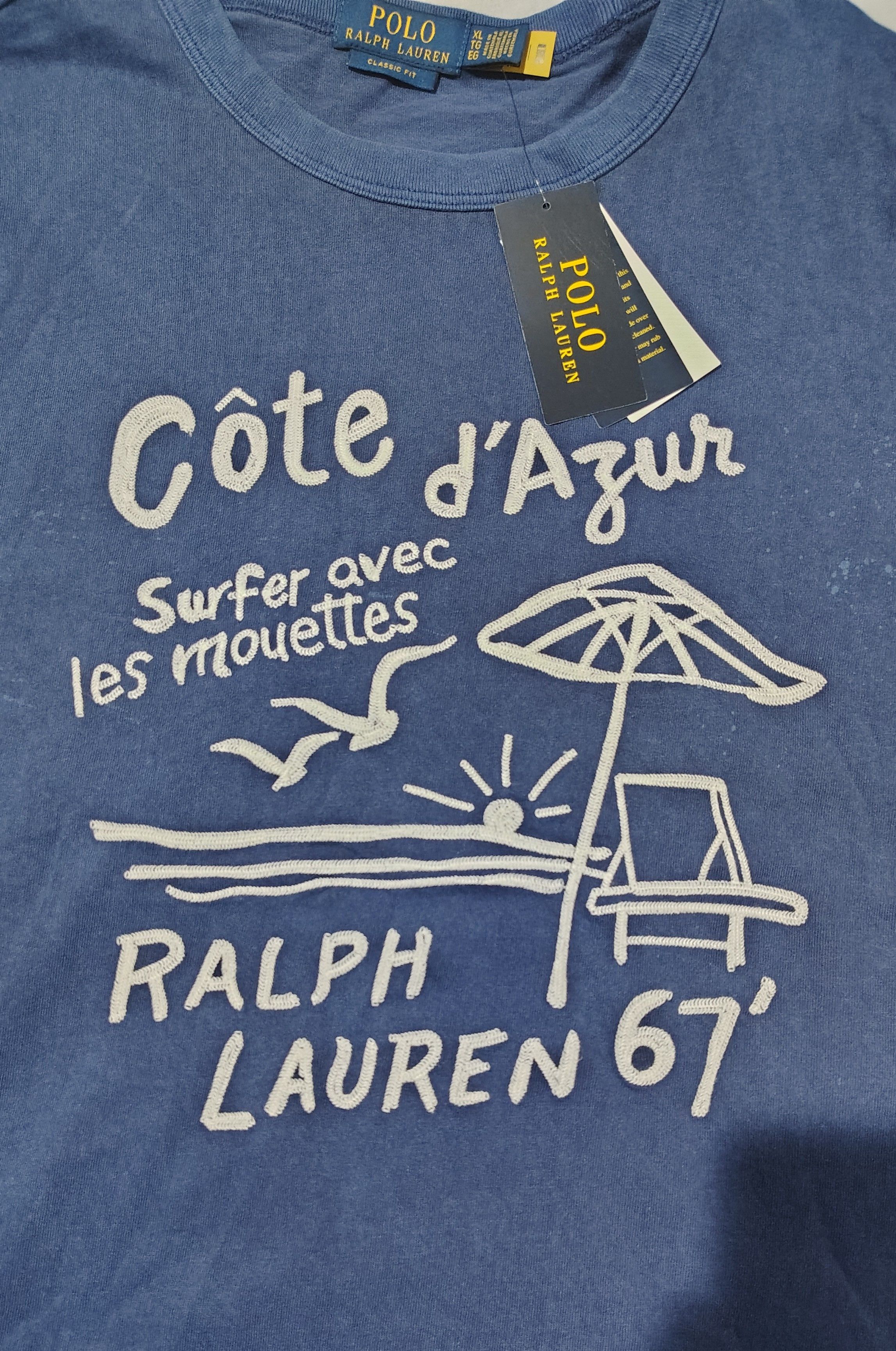 Polo Ralph Lauren Polo Ralph Lauren Côte d’Azur Graphic Tee XL BNWT Size US XL / EU 56 / 4 - 2 Thumbnail