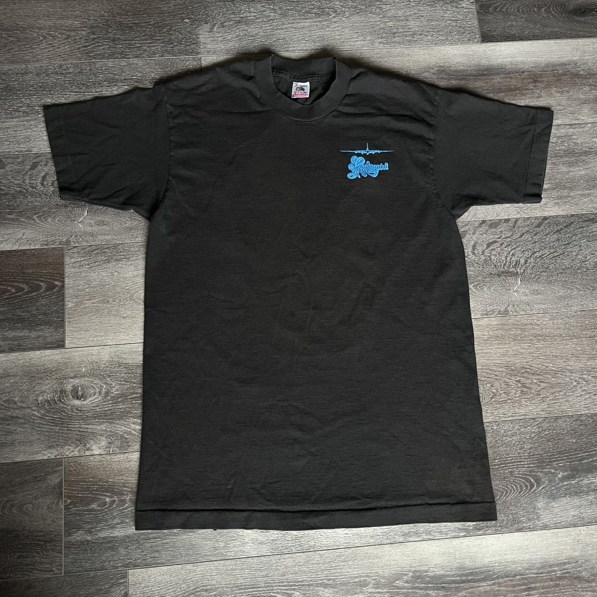 Vintage Vintage 90s Sentimental Journey Airplane Jet Graphic T Shirt Size US L / EU 52-54 / 3 - 3 Thumbnail
