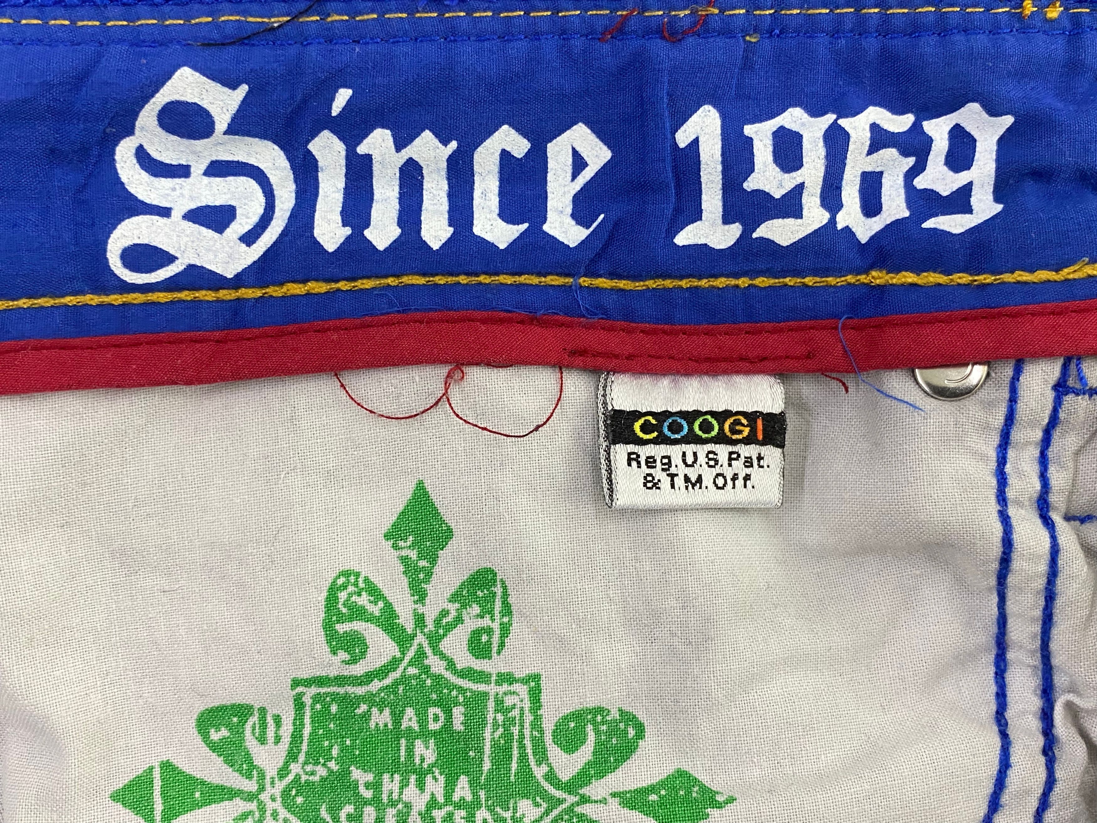 Coogi Coogi Denim Hip Hop Skateboards Baggy Pants Size US 35 - 10 Thumbnail