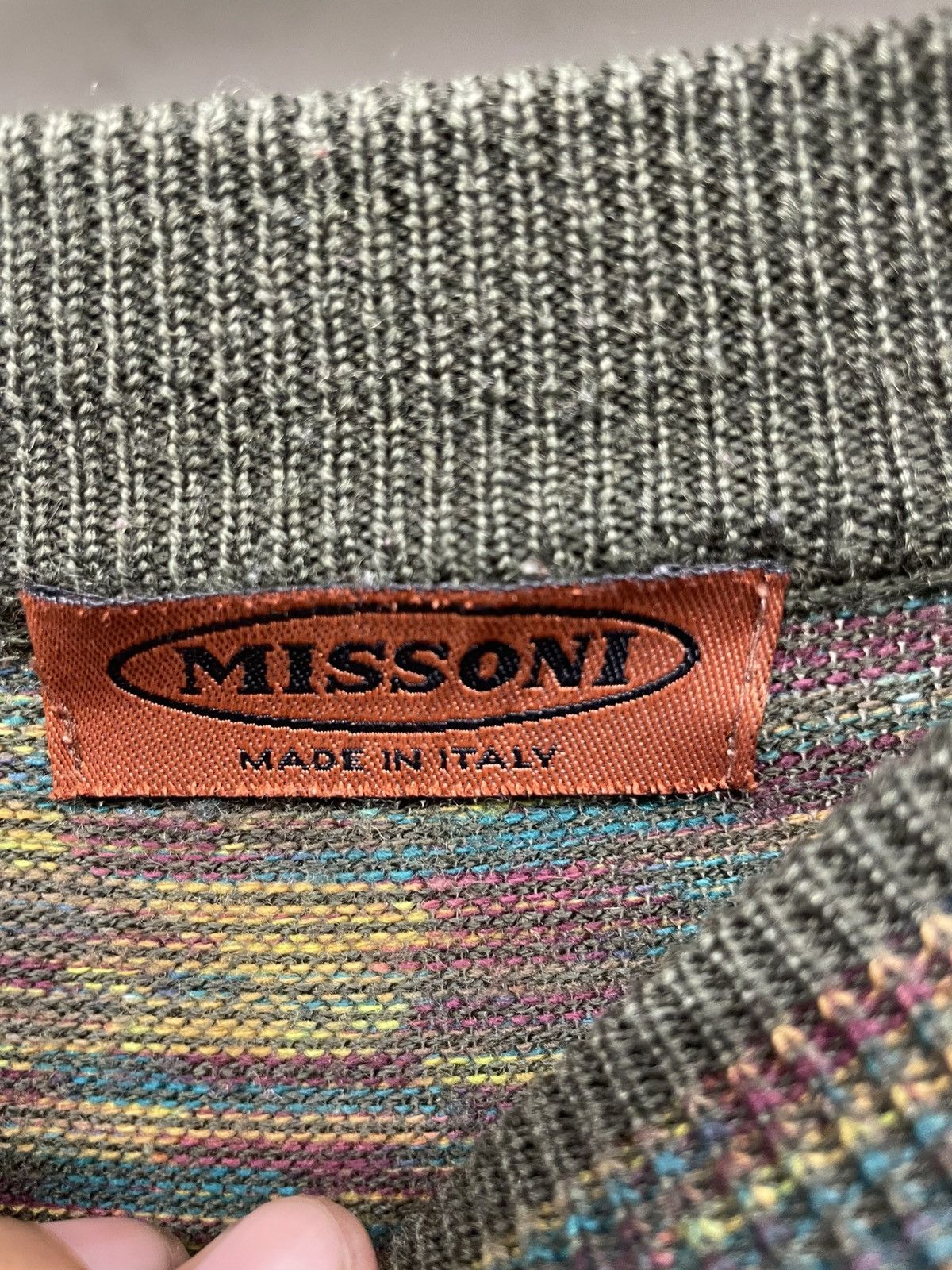 Missoni Missoni Multicolor Knit – Classic Italian Luxury Size US XL / EU 56 / 4 - 5 Thumbnail