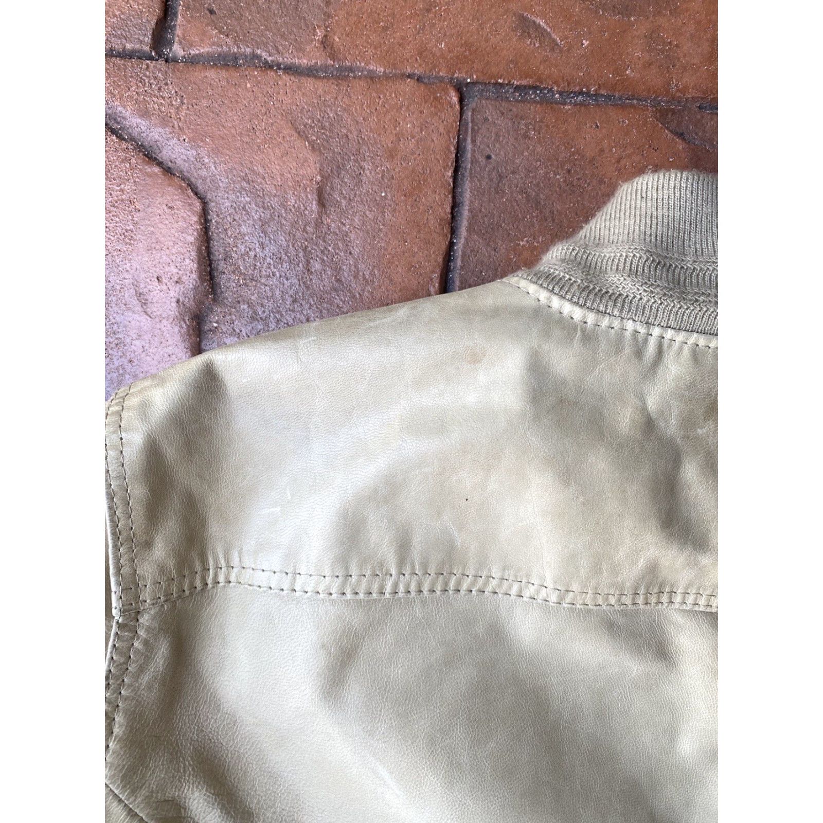 Bomboogie VINTAGE Bomb Boogie Leather Jacket Full Zip Pockets Women's Large Size L / US 10 / IT 46 - 4 Thumbnail