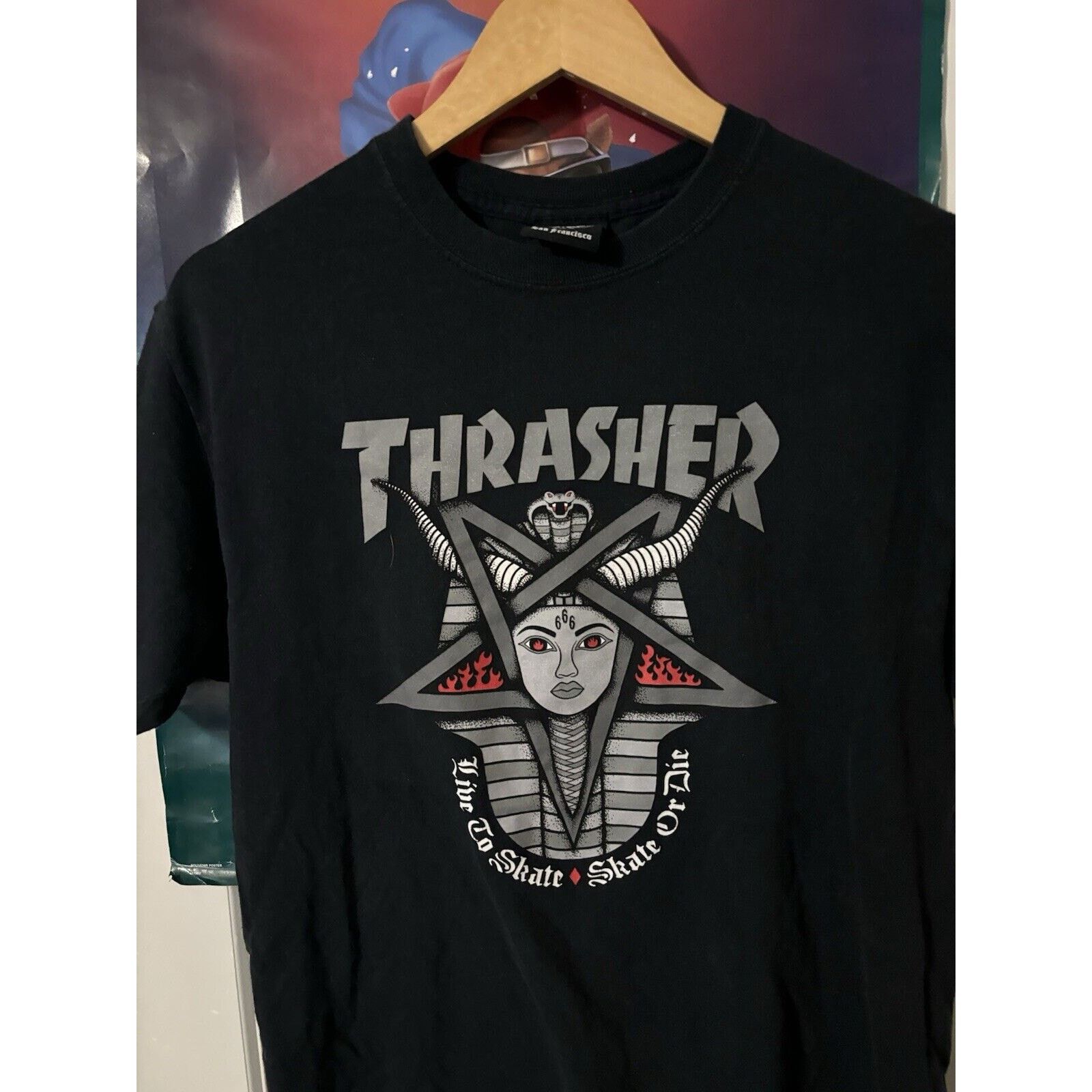 Thrasher Thrasher Black T-shirt Size Unknown Skate Shirt Size US L / EU 52-54 / 3 - 2 Thumbnail