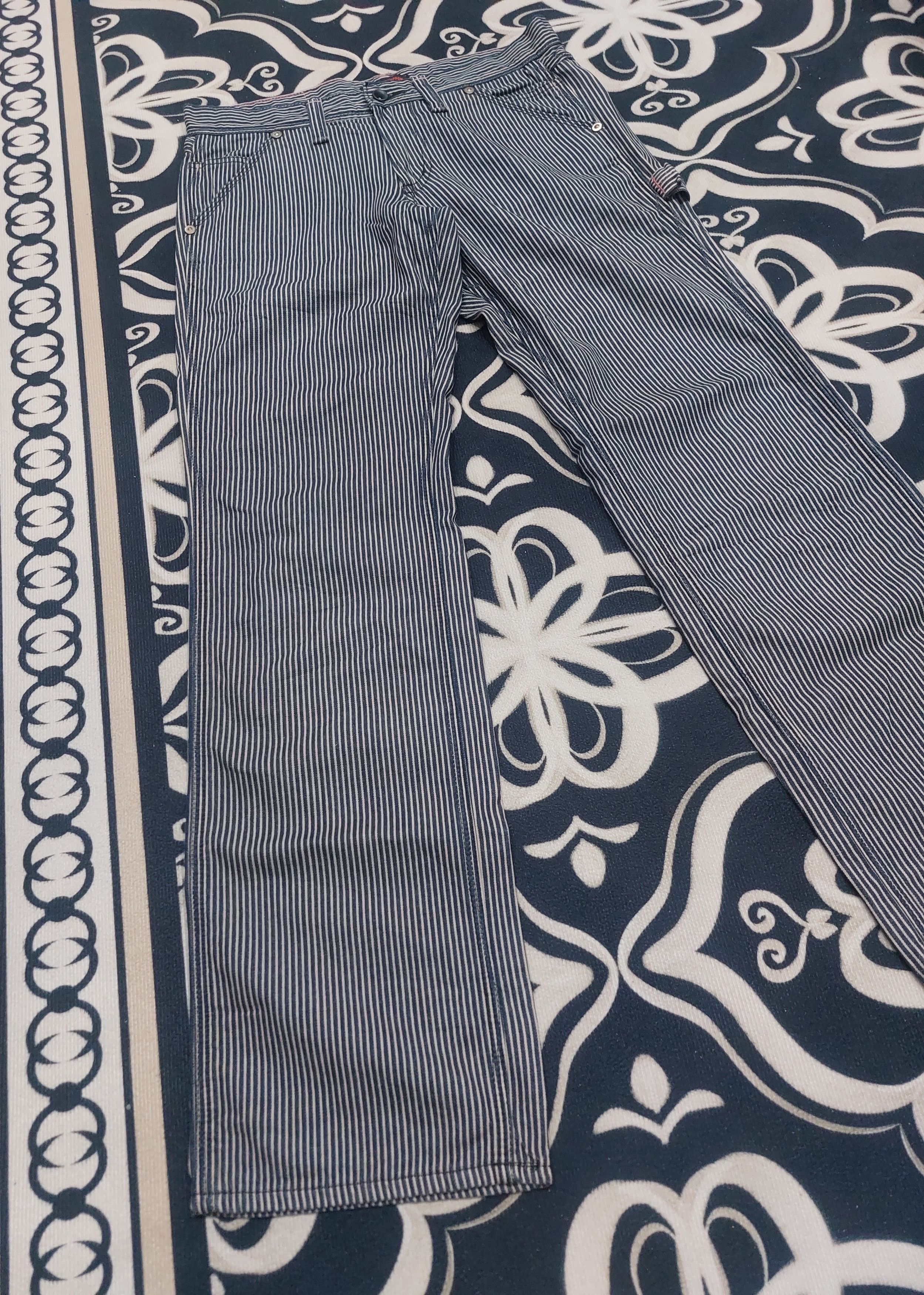 Japanese Brand × Jean HICKORY STRIPE ET BOITE JAPANESE JEANS Size US 32 / EU 48 - 3 Thumbnail