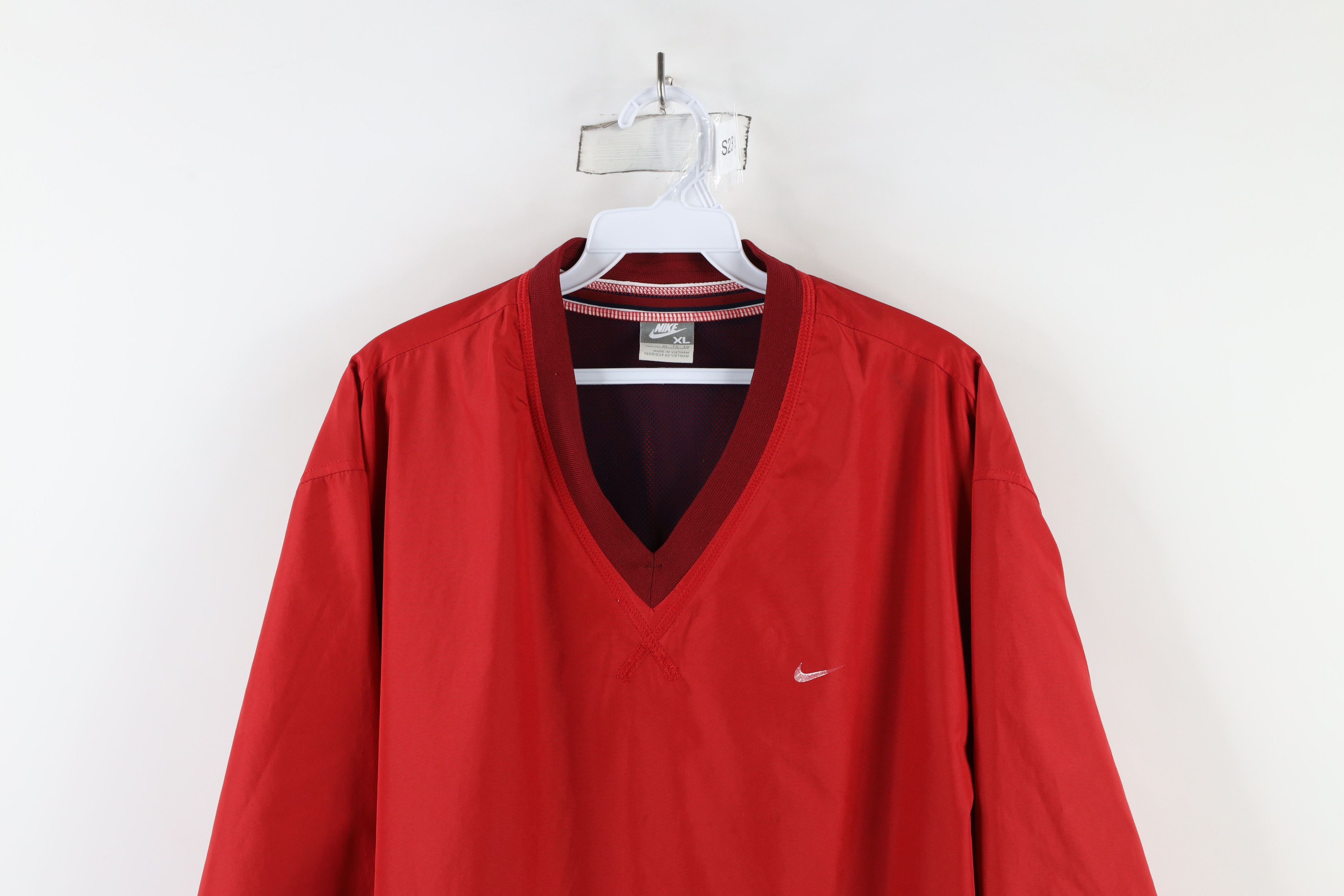 Nike × Vintage Vintage Nike Mini Swoosh Lined Pullover Windbreaker Jacket Size US XL / EU 56 / 4 - 2 Thumbnail