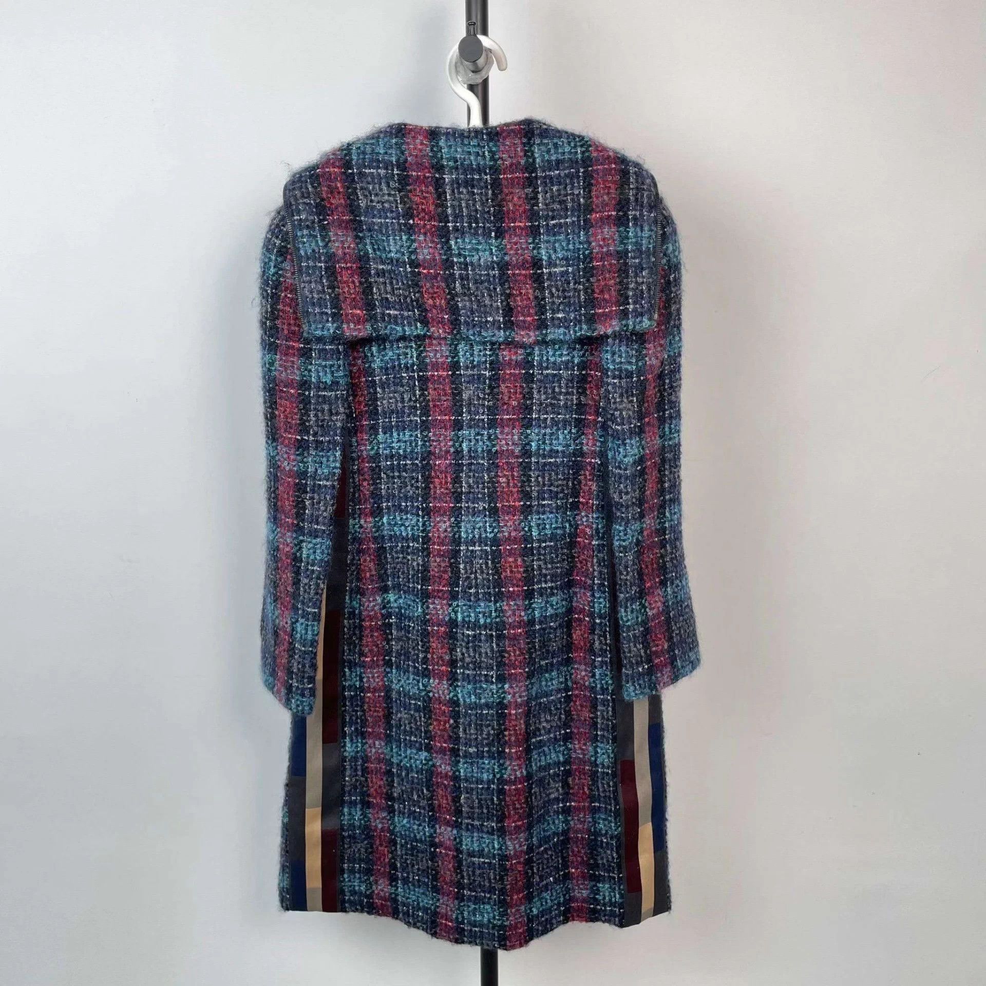 Chanel Chanel Burger Collection Red & Blue Gingham LS Jacket 34 Size XS / US 0-2 / IT 36-38 - 2 Thumbnail