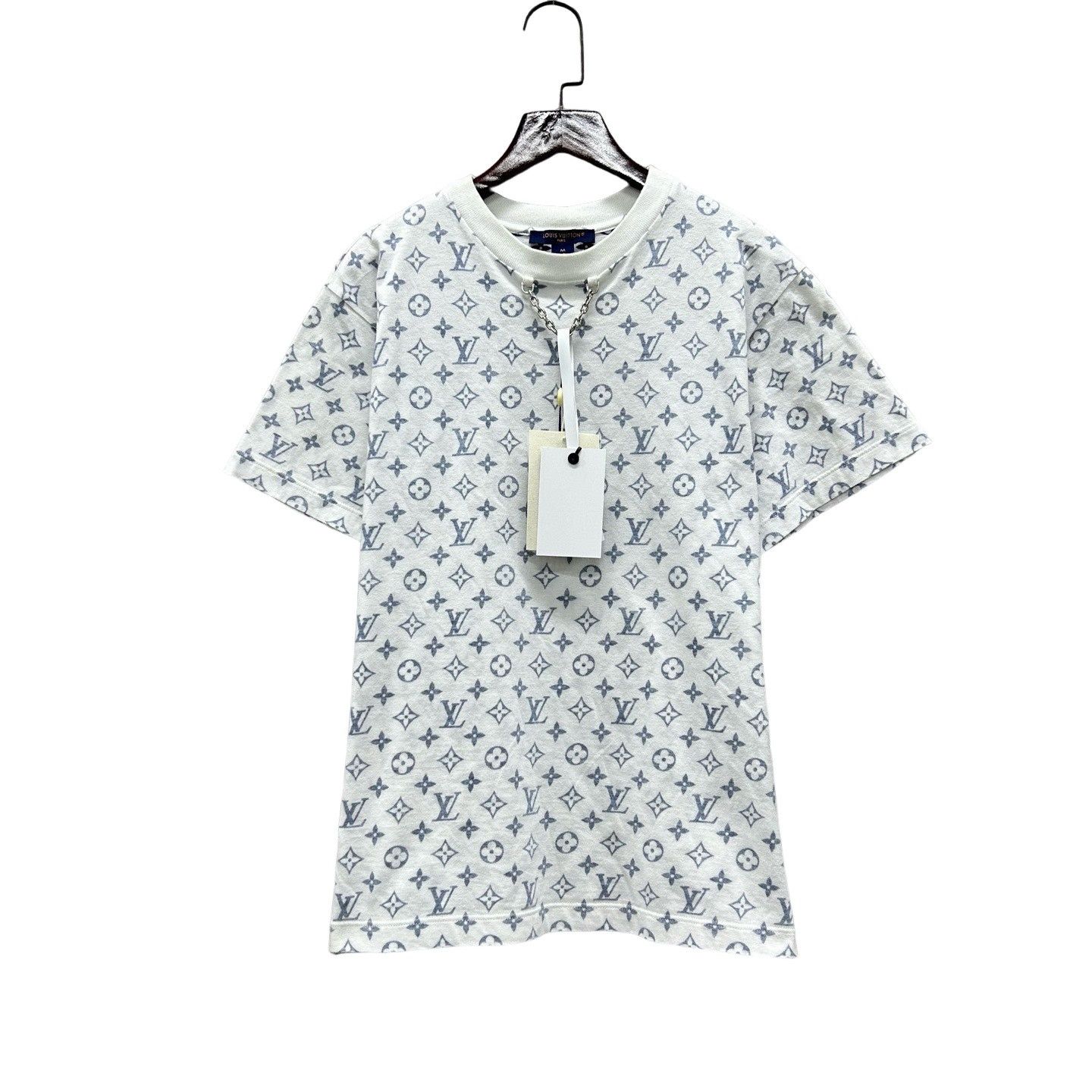 Louis Vuitton Louis Vuitton Monogram Chain T-Shirt Size M Size US M / EU 48-50 / 2 - 1 Thumbnail