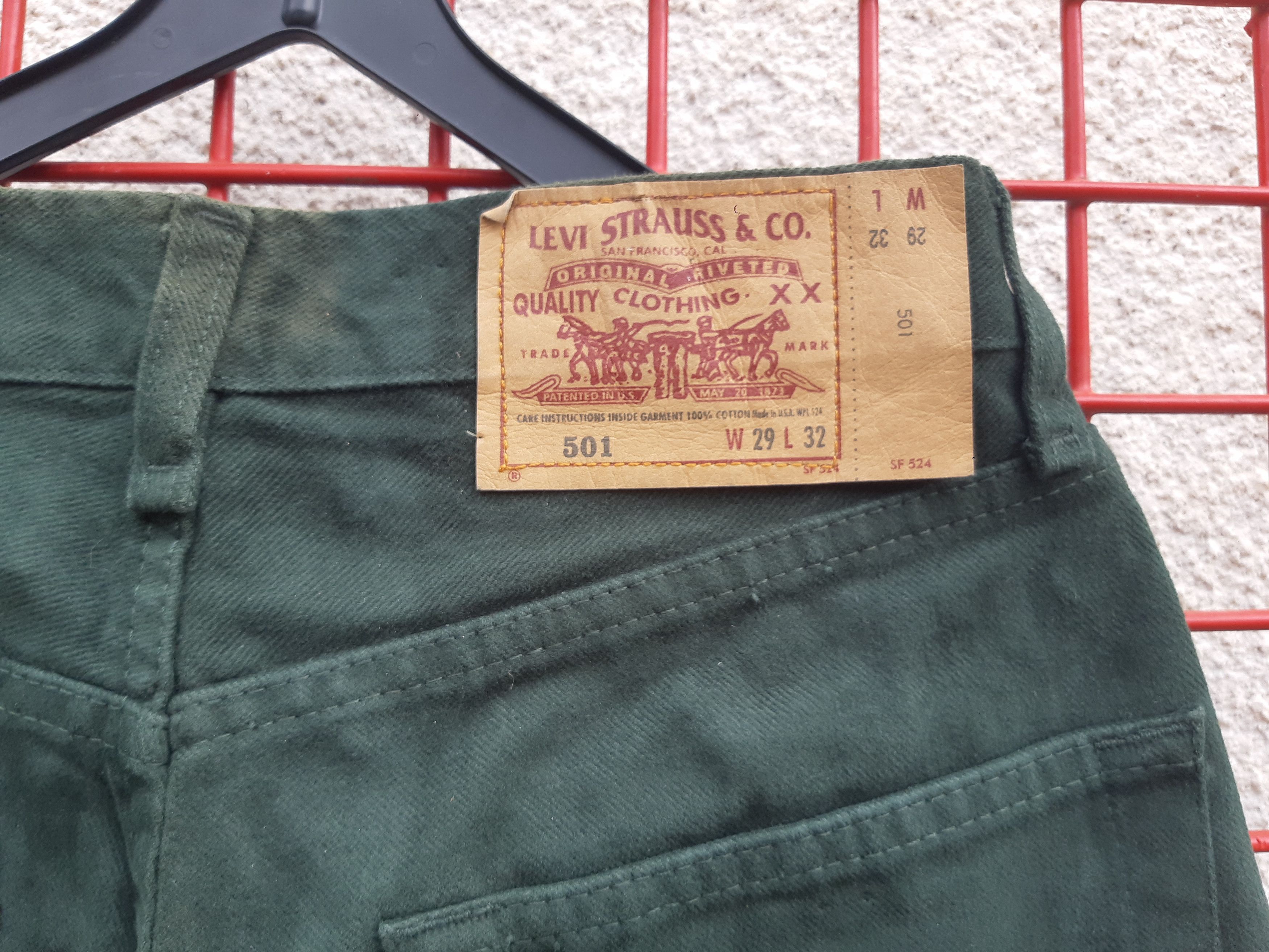 Levi's Vintage 90s LEVIS 501 Jeans USA size W29 L32 NOS Size 29" - 5 Thumbnail