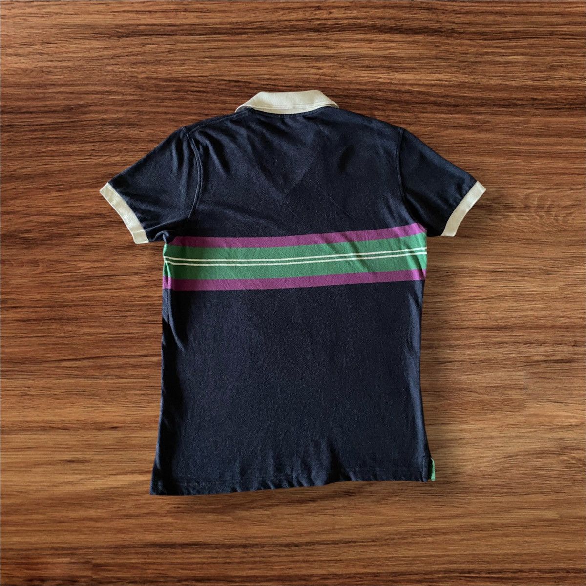 Designer × Michael Bastian × Uniqlo Michael Bastian X Uniqlo Colorful Triped Polo Tee Size US M / EU 48-50 / 2 - 2 Thumbnail
