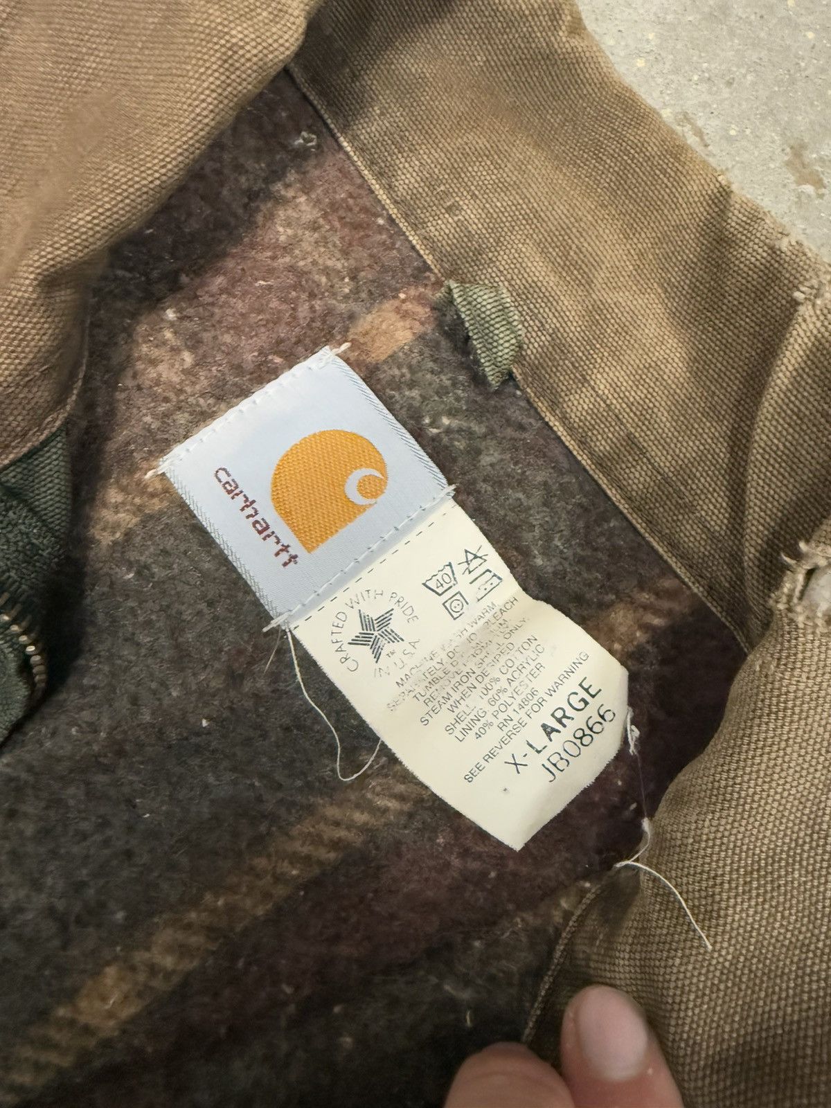 Carhartt Carhartt JB0866 Jacket Size US XL / EU 56 / 4 - 5 Thumbnail