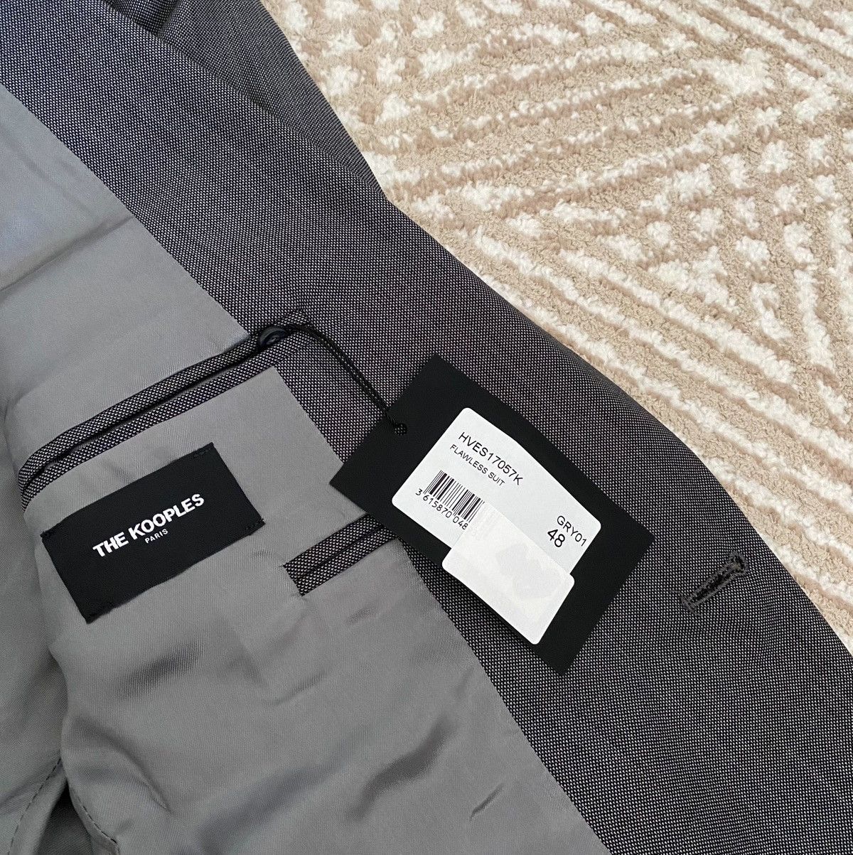 The Kooples $595 The Kooples Wool Suit Jacket with Micro Polka Dots Size 38R - 5 Thumbnail